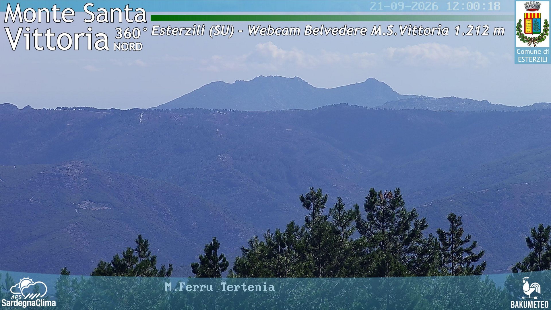 view from Monte Santa Vittoria Nord on 2026-09-21