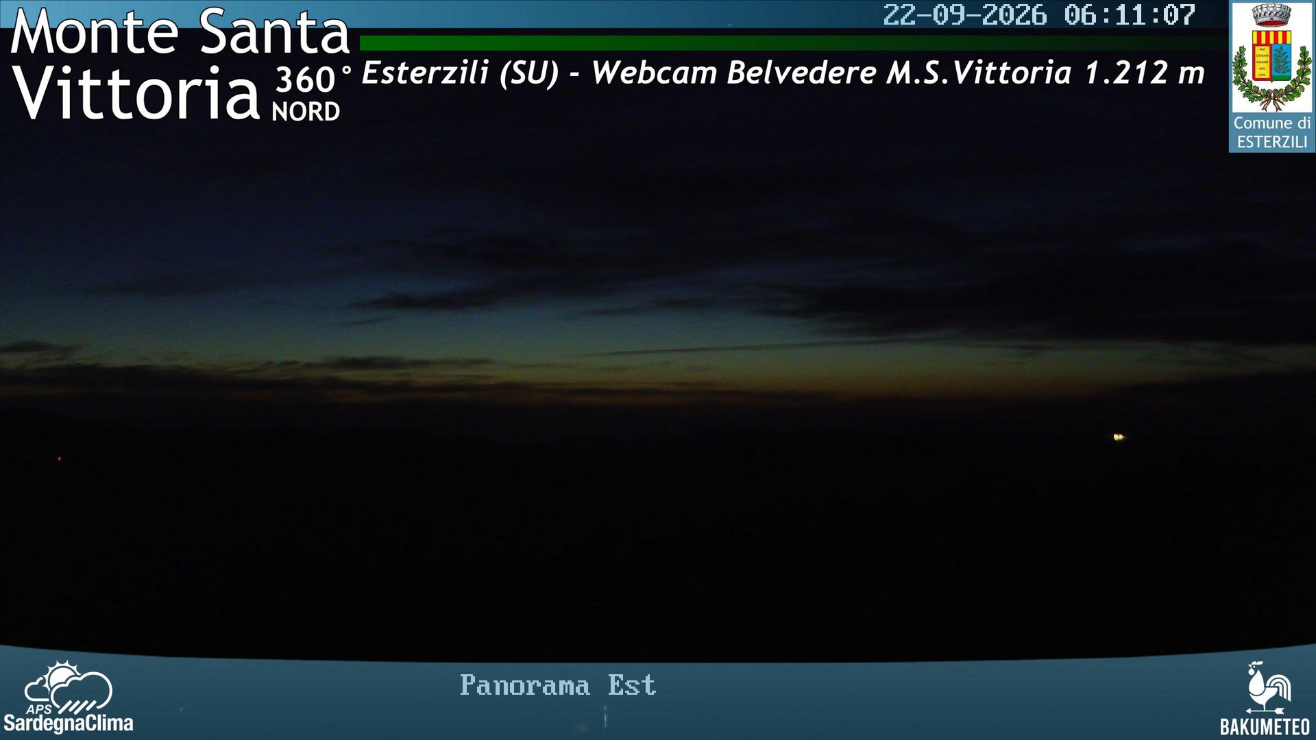 view from Monte Santa Vittoria Nord on 2026-09-22
