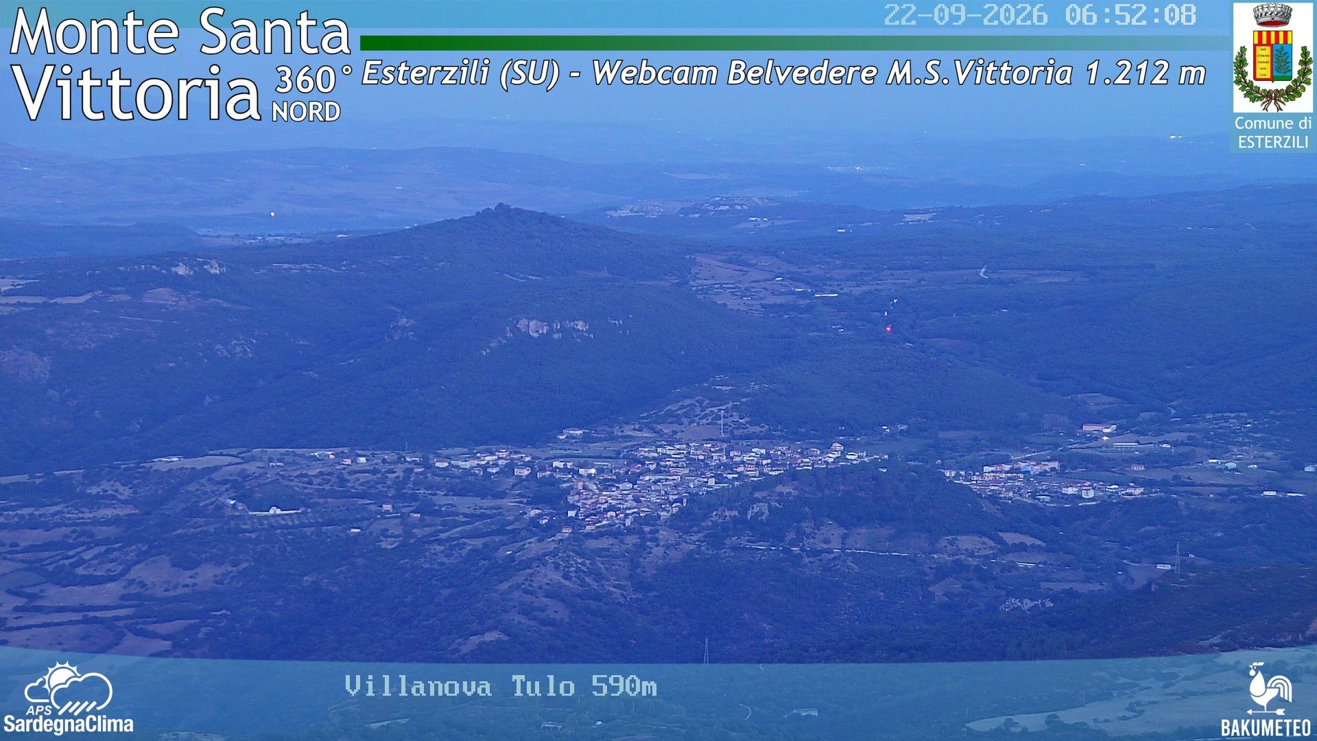 view from Monte Santa Vittoria Nord on 2026-09-22