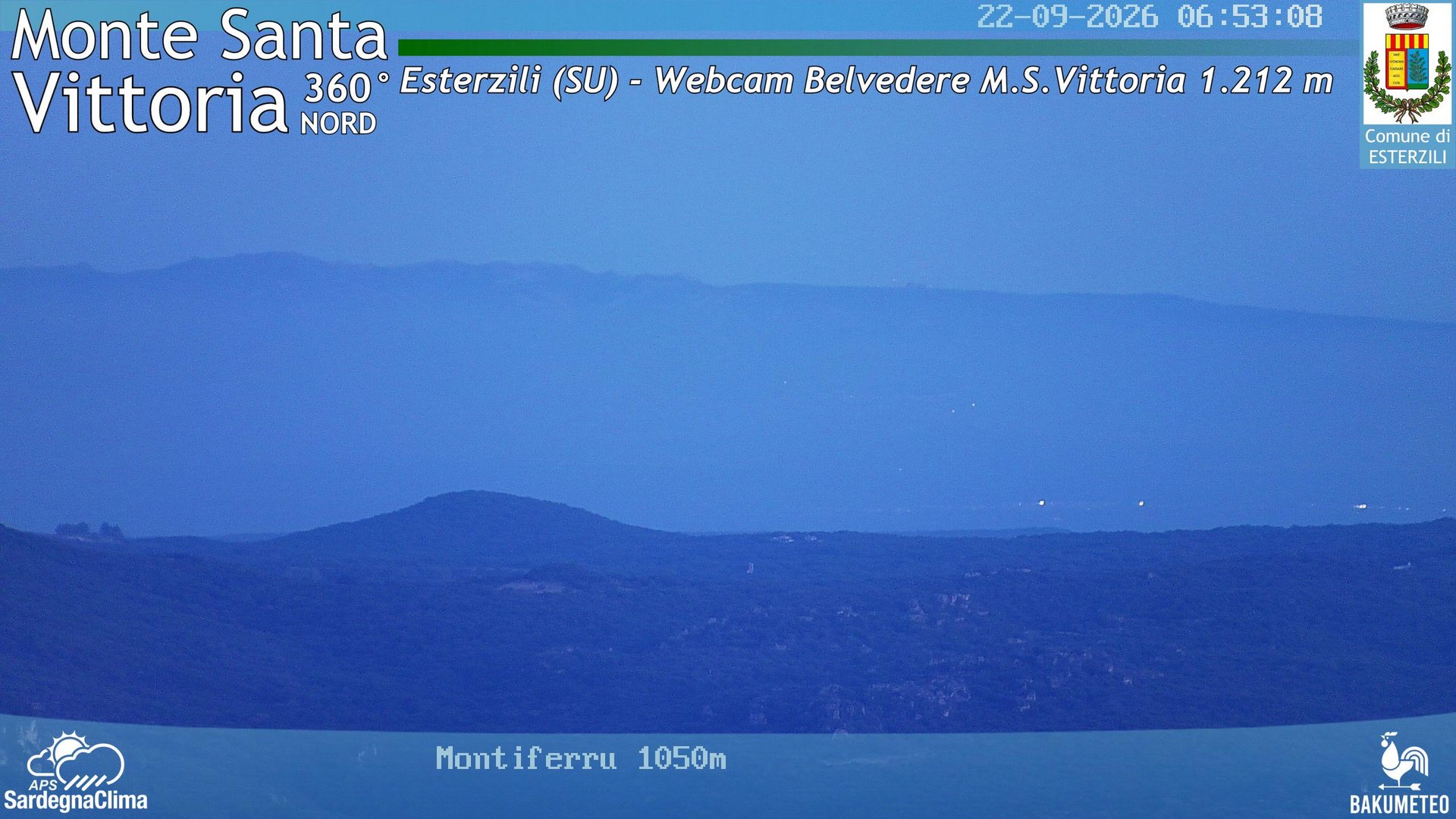 view from Monte Santa Vittoria Nord on 2026-09-22
