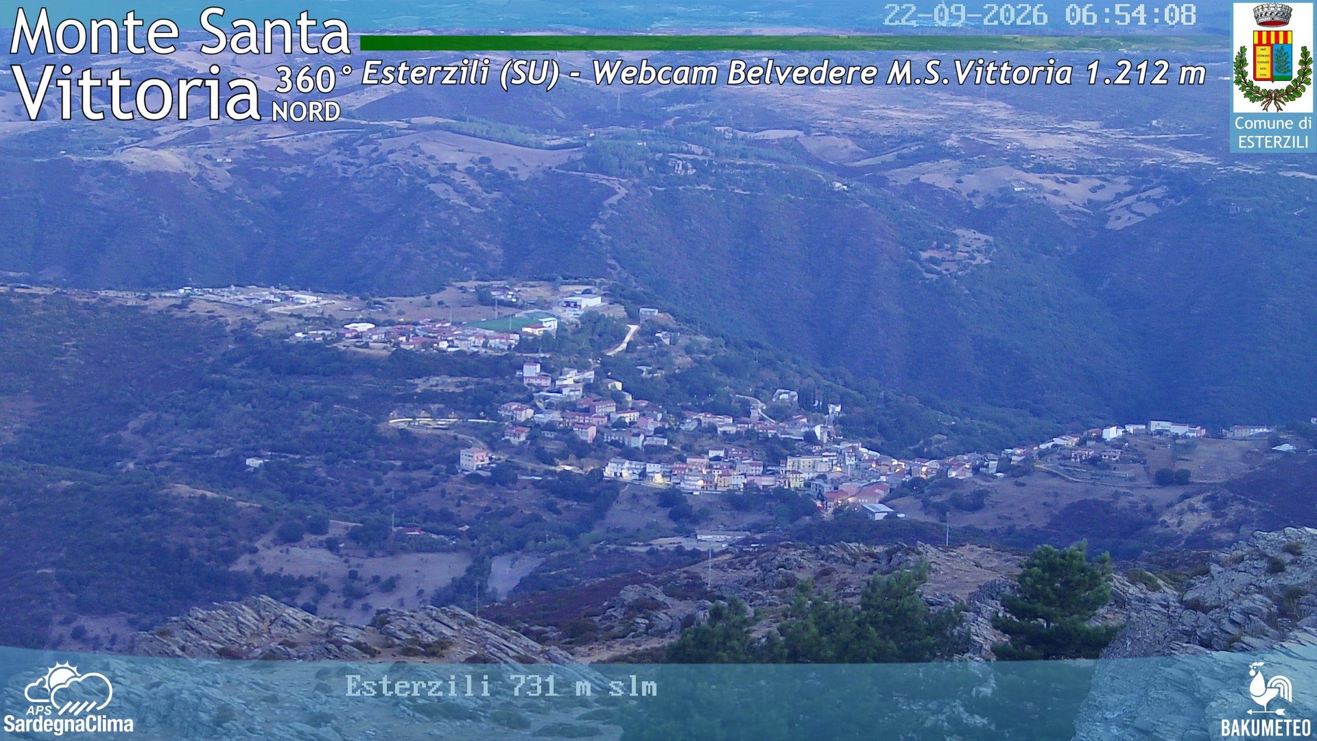view from Monte Santa Vittoria Nord on 2026-09-22