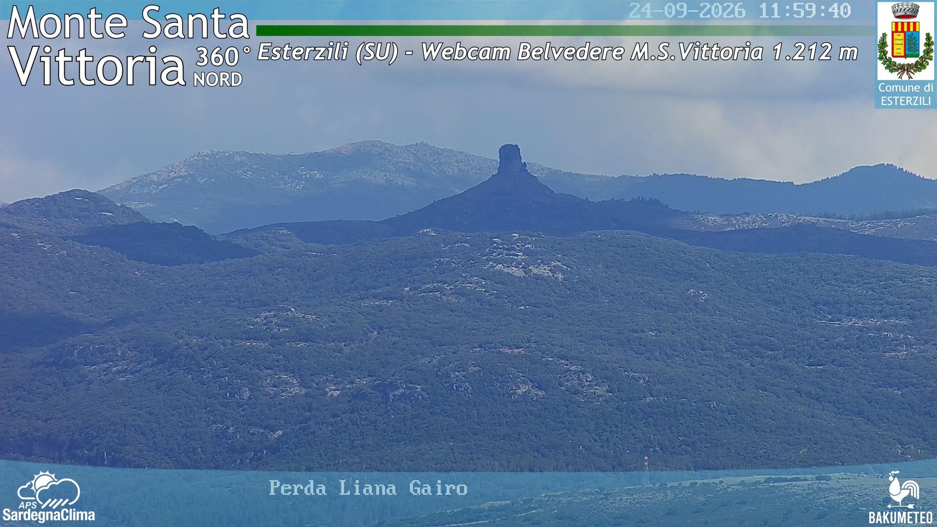 view from Monte Santa Vittoria Nord on 2026-09-24