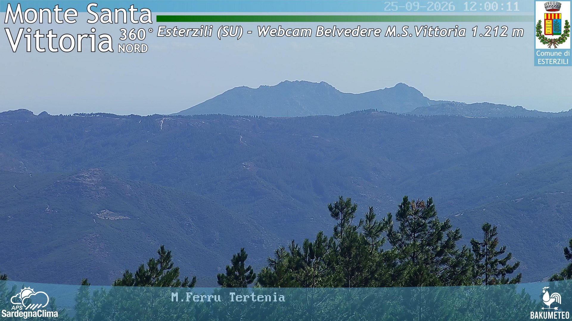 view from Monte Santa Vittoria Nord on 2026-09-25