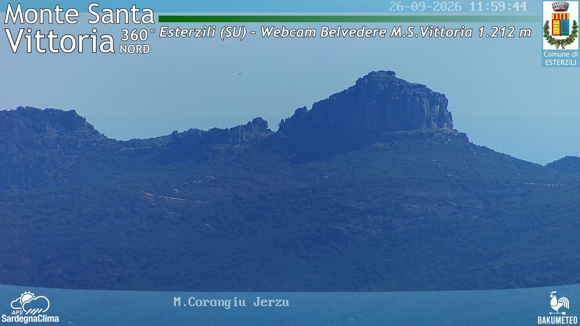 view from Monte Santa Vittoria Nord on 2026-09-26