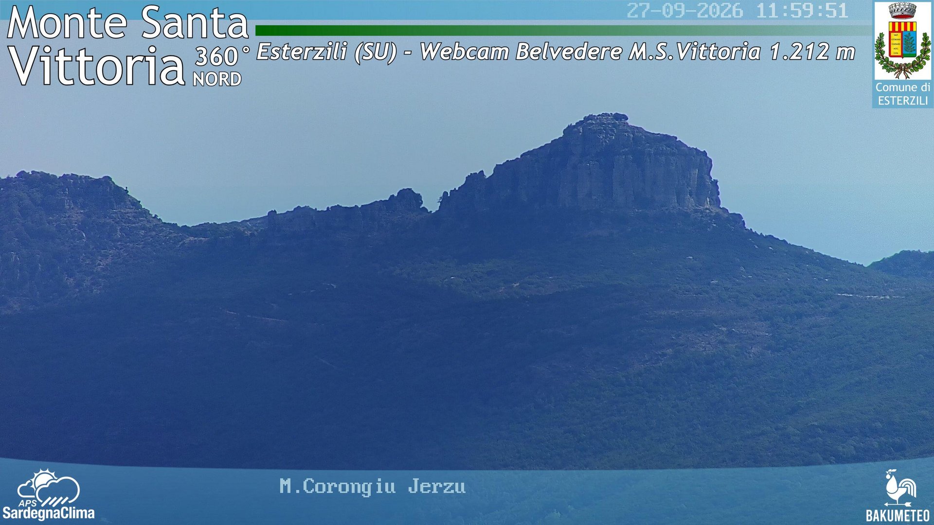 view from Monte Santa Vittoria Nord on 2026-09-27