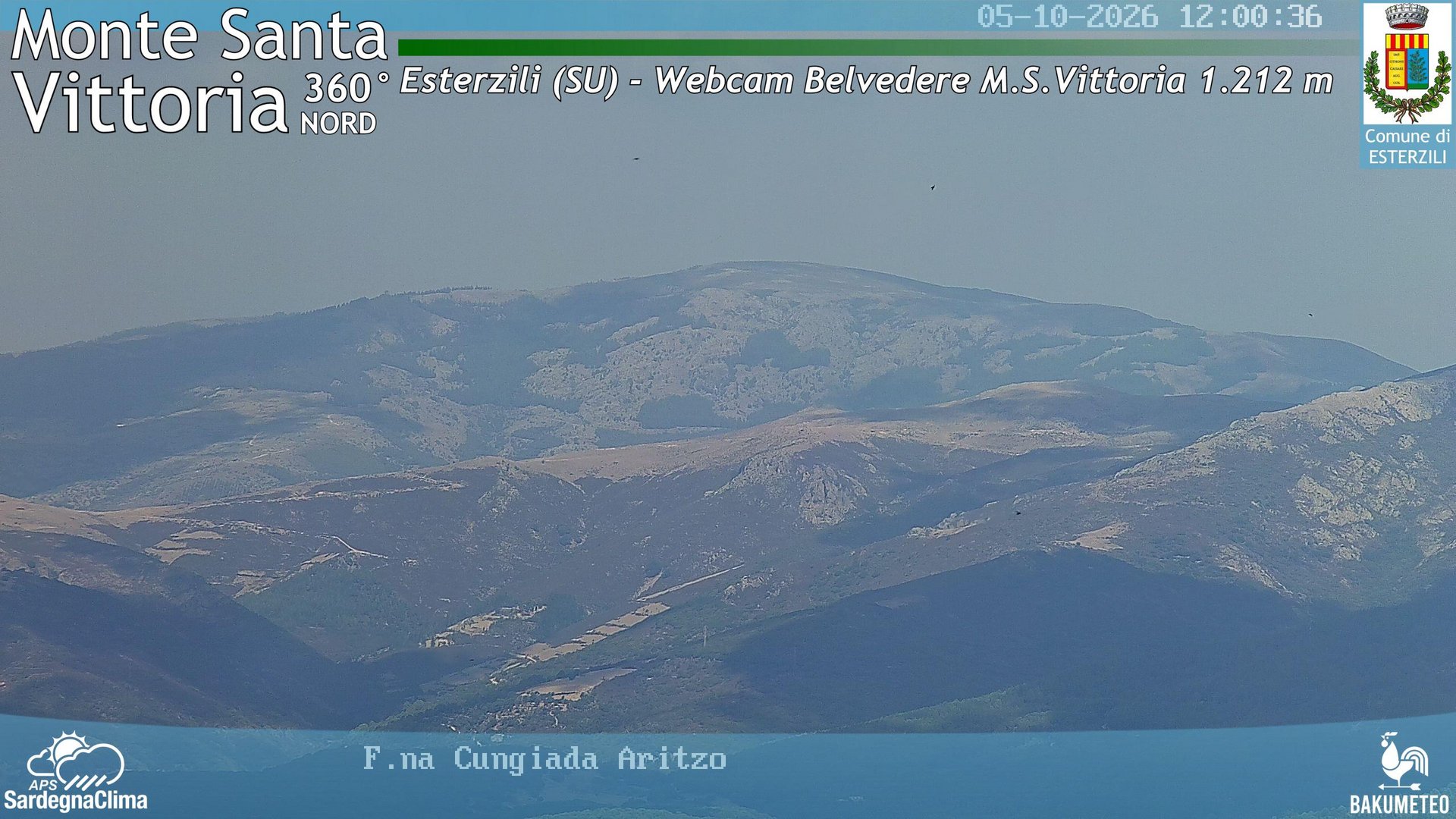 view from Monte Santa Vittoria Nord on 2026-10-05