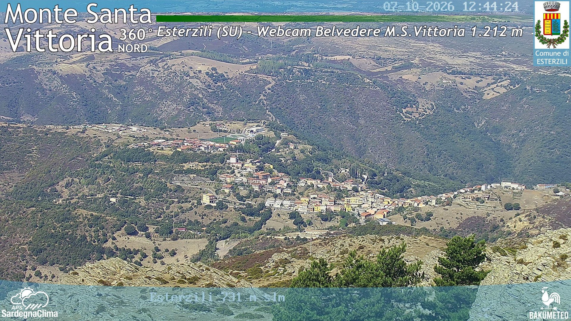 view from Monte Santa Vittoria Nord on 2026-10-07