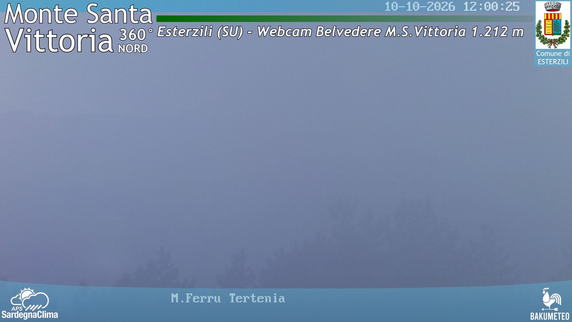 view from Monte Santa Vittoria Nord on 2026-10-10