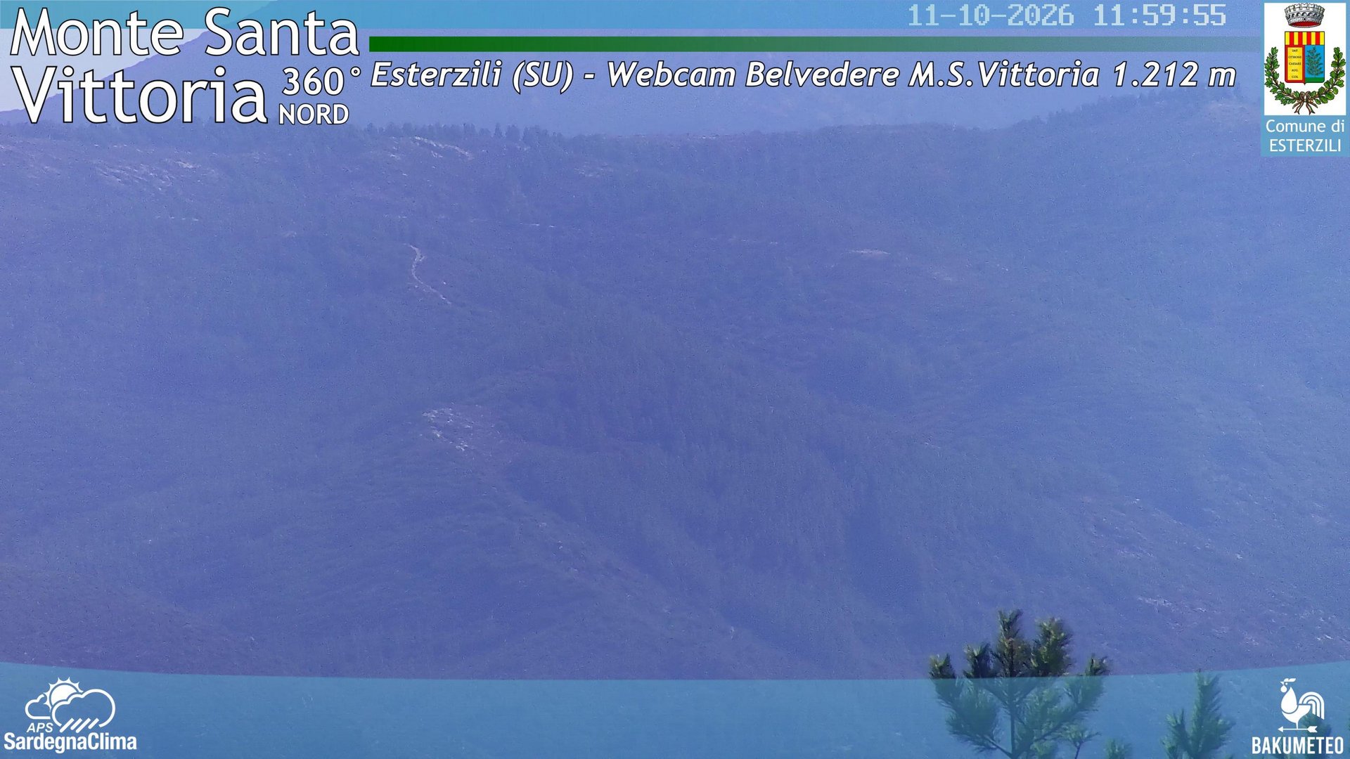 view from Monte Santa Vittoria Nord on 2026-10-11