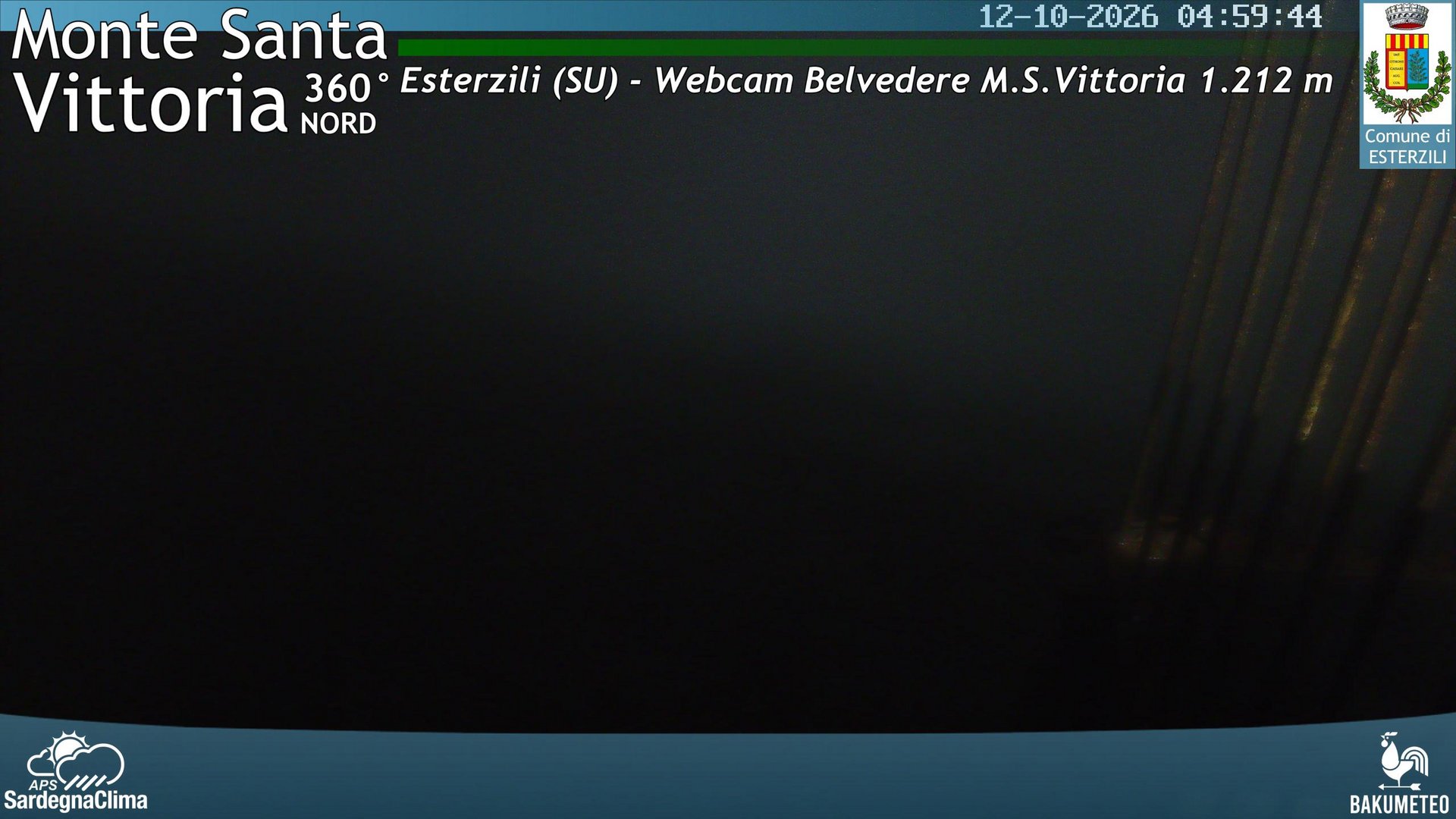 time-lapse frame, Monte Santa Vittoria Nord webcam