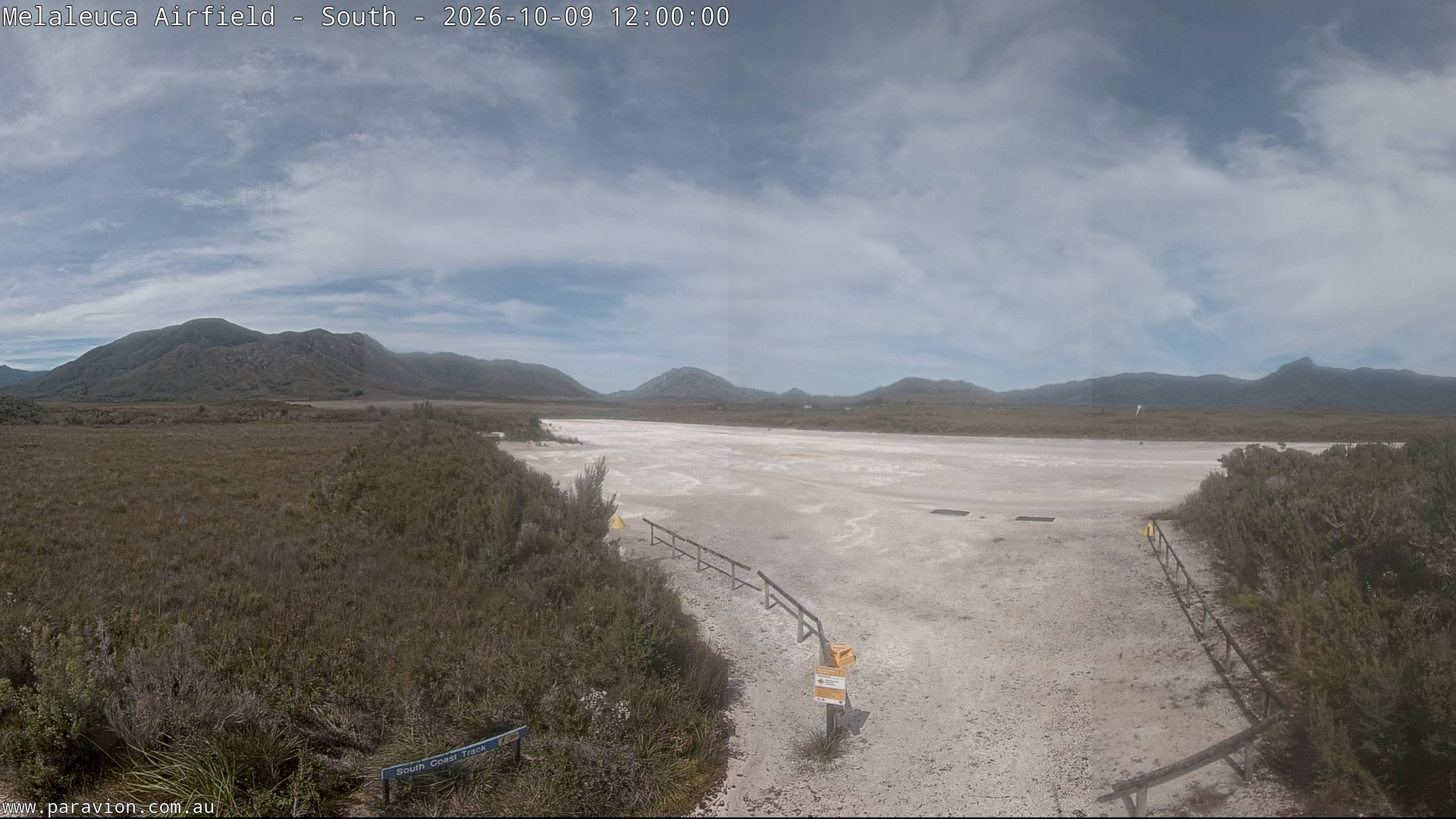 view from Melaleuca Airfield - South on 2026-10-09
