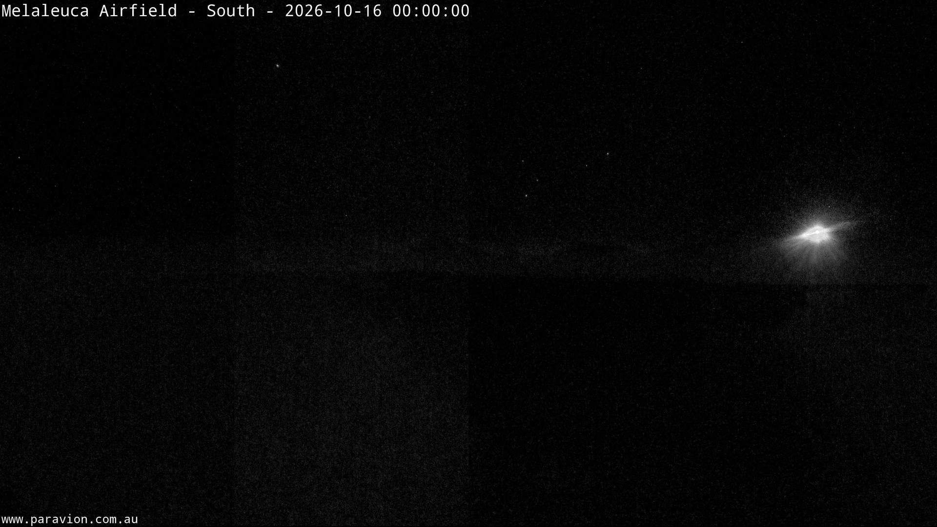 time-lapse frame, Melaleuca Airfield - South webcam