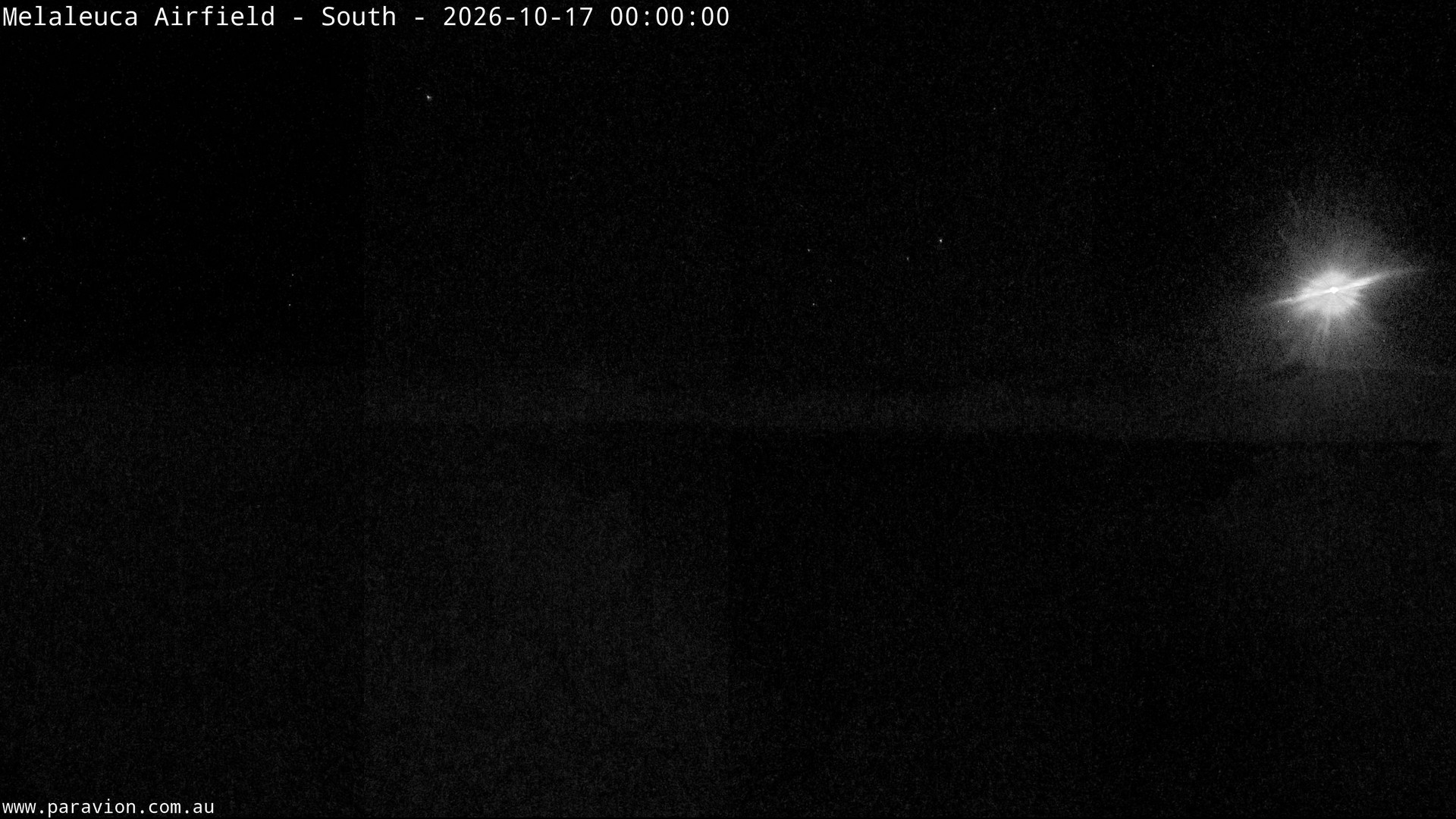 time-lapse frame, Melaleuca Airfield - South webcam