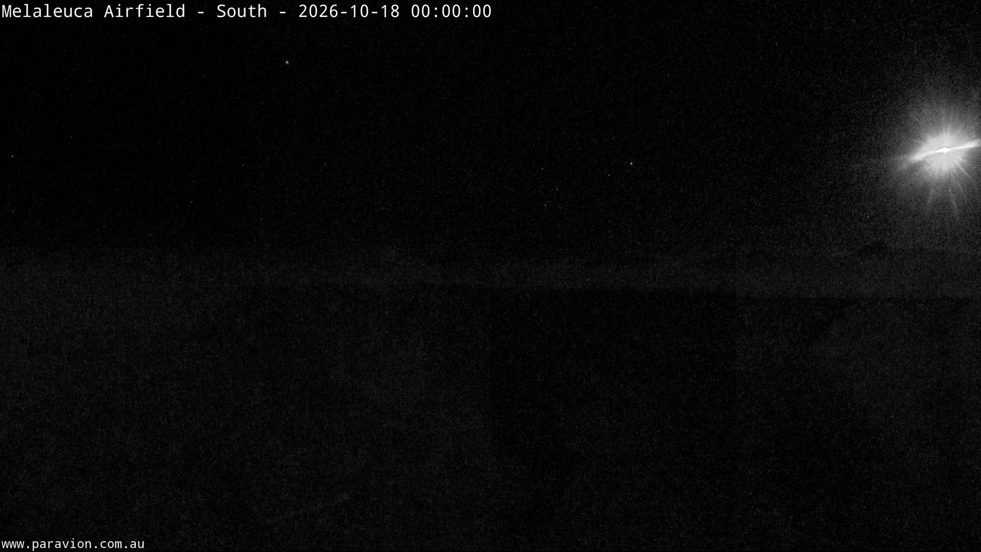 time-lapse frame, Melaleuca Airfield - South webcam