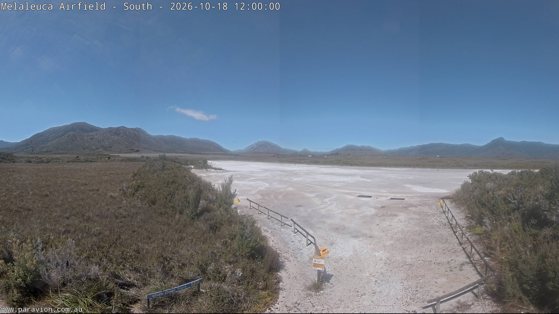 view from Melaleuca Airfield - South on 2026-10-18