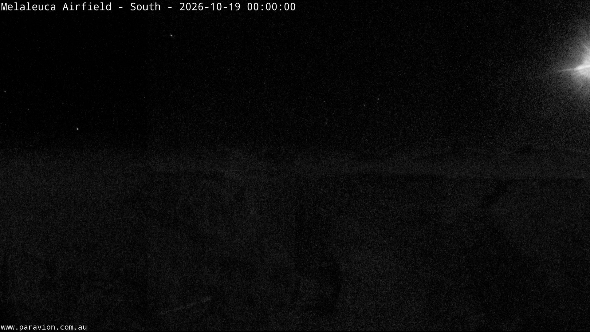 time-lapse frame, Melaleuca Airfield - South webcam