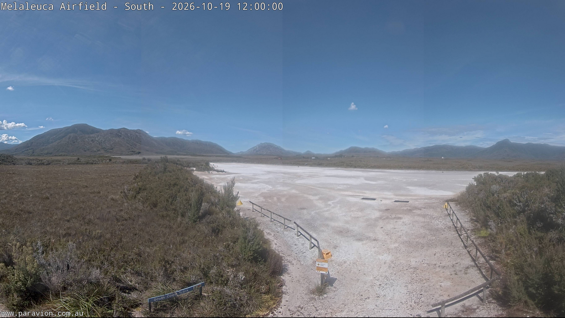 view from Melaleuca Airfield - South on 2026-10-19