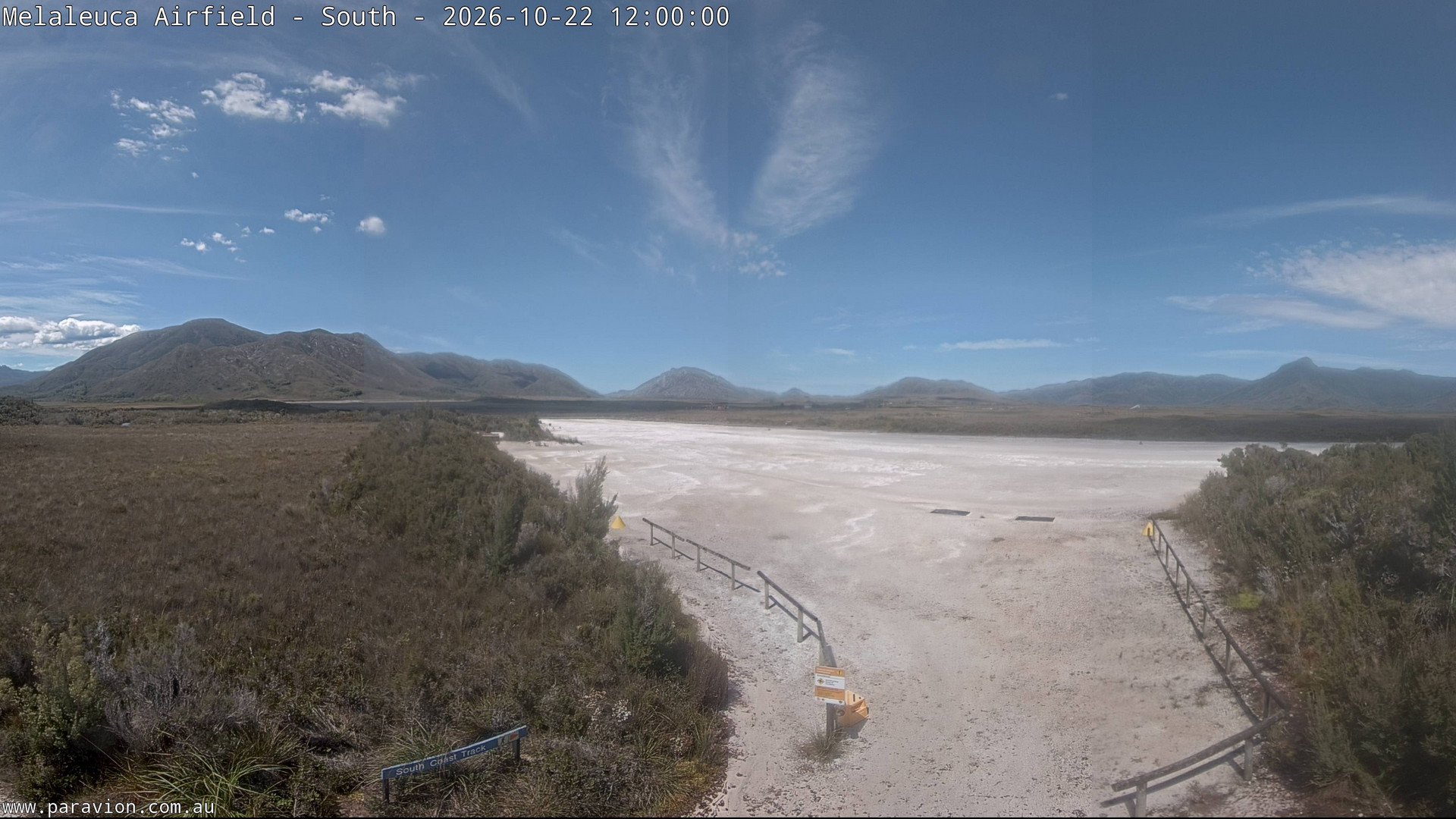 view from Melaleuca Airfield - South on 2026-10-22
