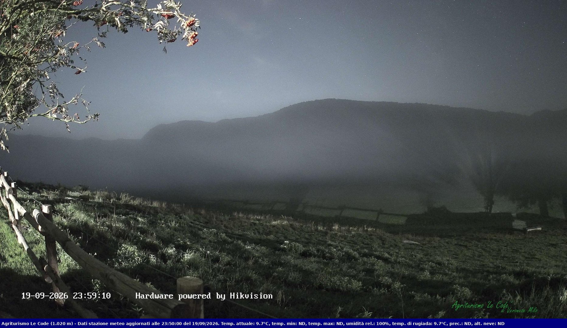 time-lapse frame, Webcam Cansiglio - verso la piana dei "Bech" webcam