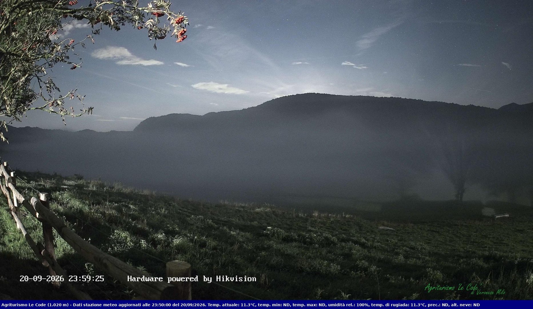 time-lapse frame, Webcam Cansiglio - verso la piana dei "Bech" webcam