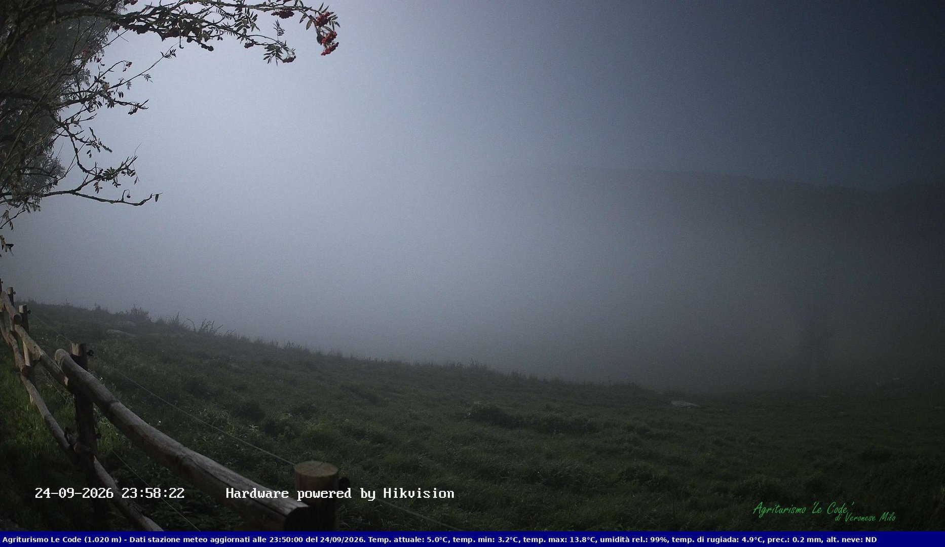 time-lapse frame, Webcam Cansiglio - verso la piana dei "Bech" webcam
