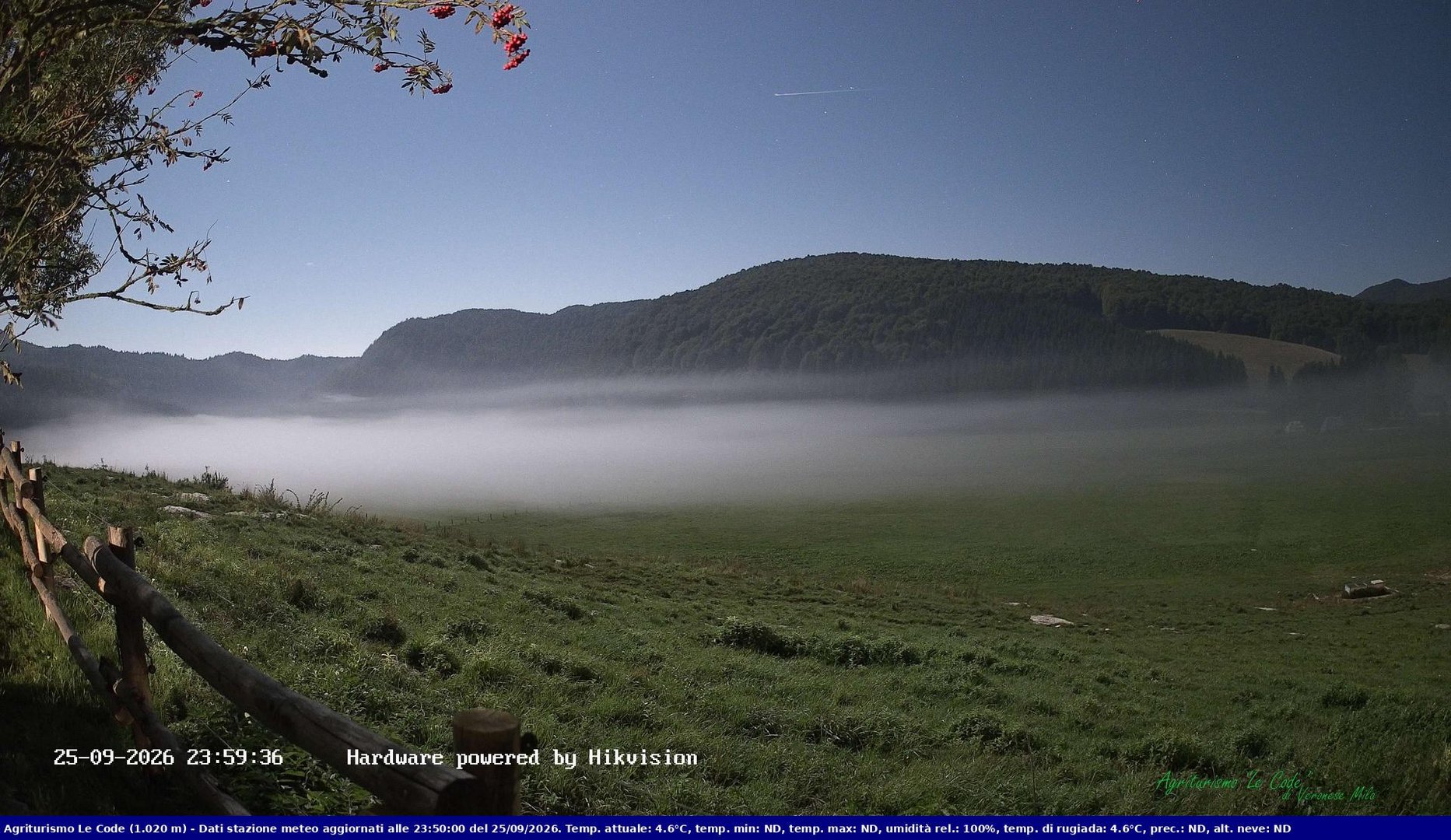 time-lapse frame, Webcam Cansiglio - verso la piana dei "Bech" webcam