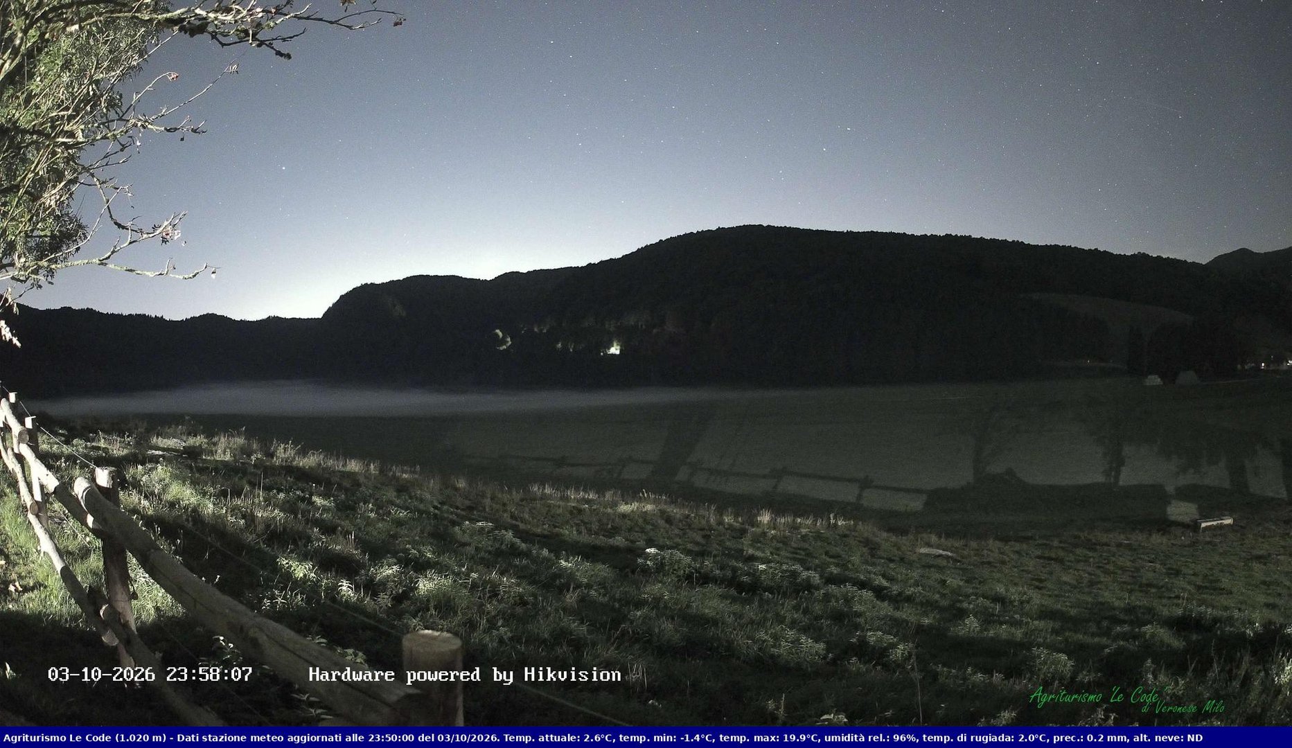 time-lapse frame, Webcam Cansiglio - verso la piana dei "Bech" webcam