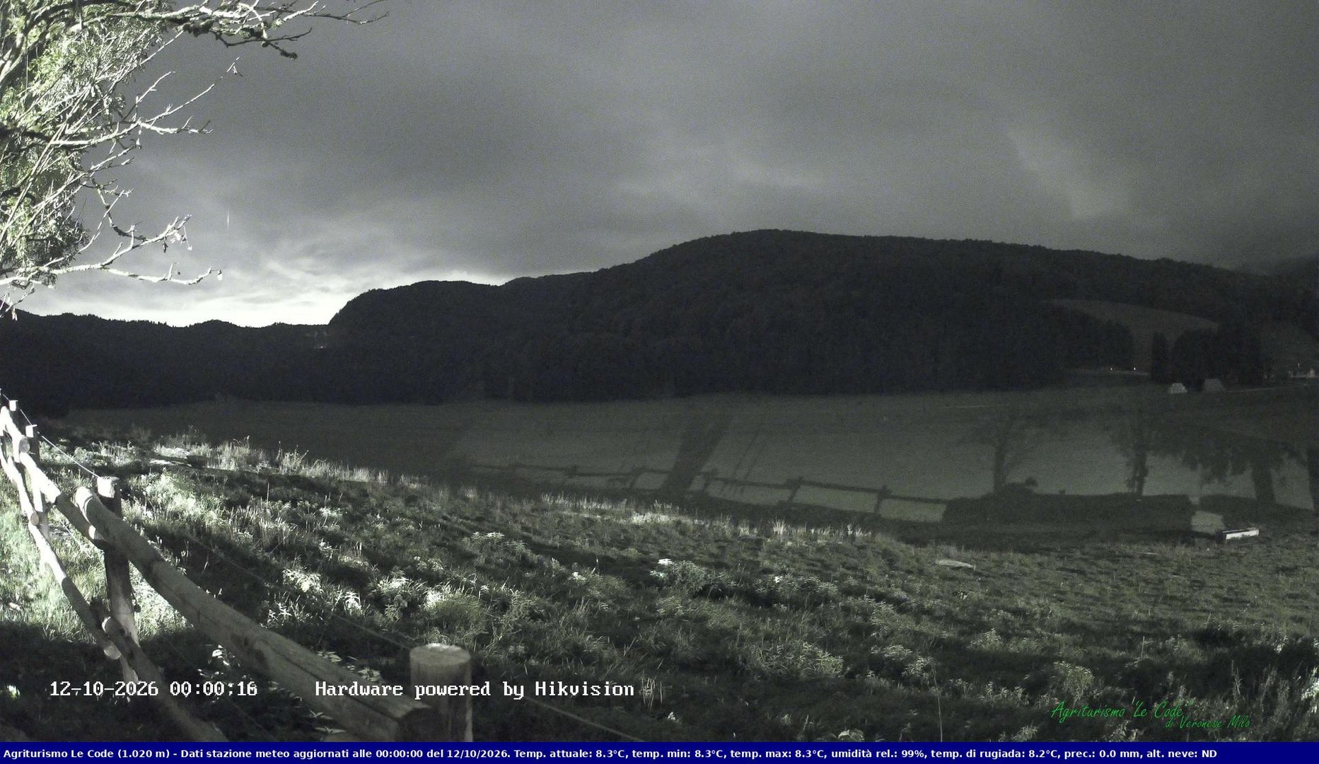time-lapse frame, Webcam Cansiglio - verso la piana dei "Bech" webcam