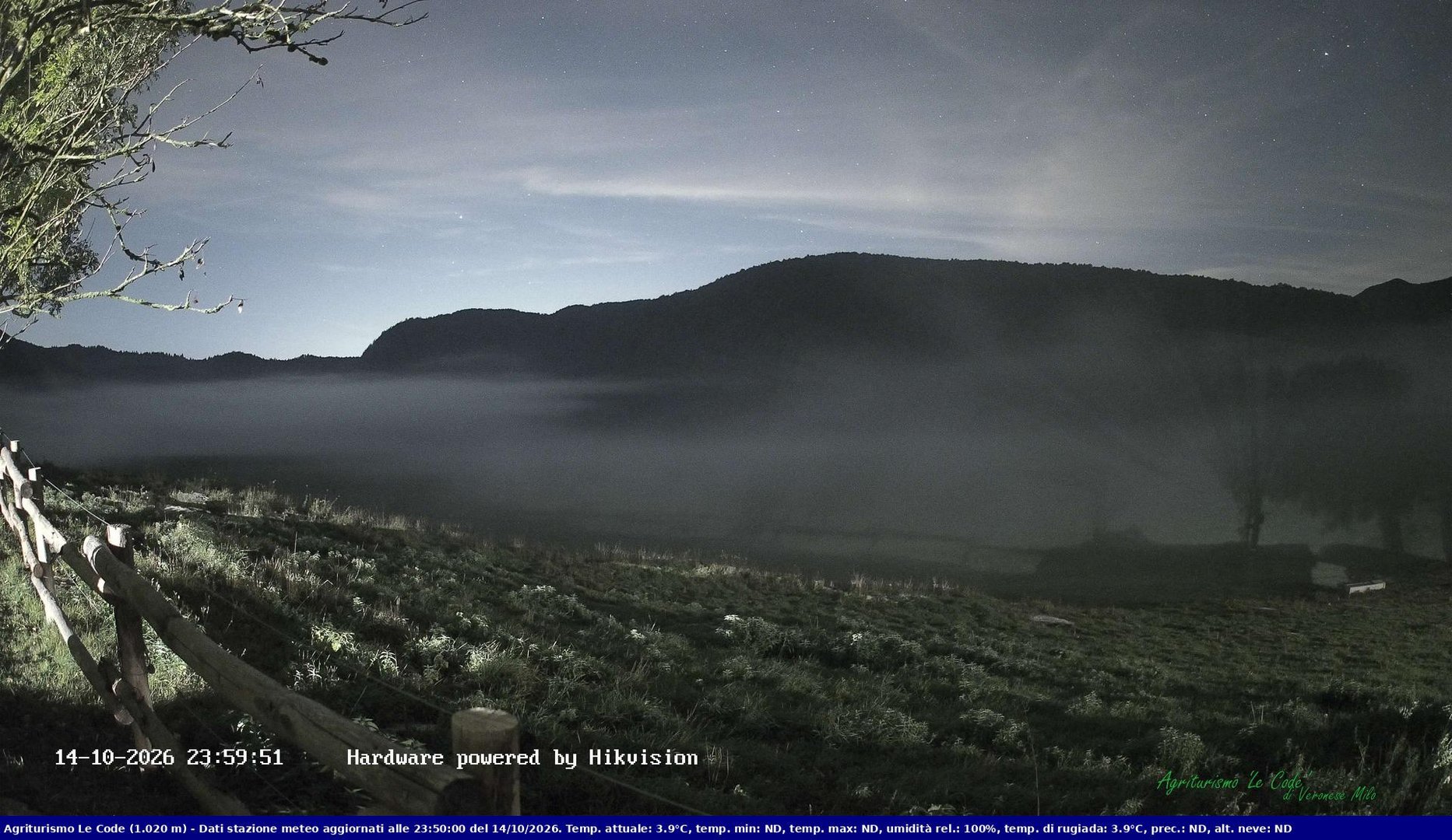 time-lapse frame, Webcam Cansiglio - verso la piana dei "Bech" webcam