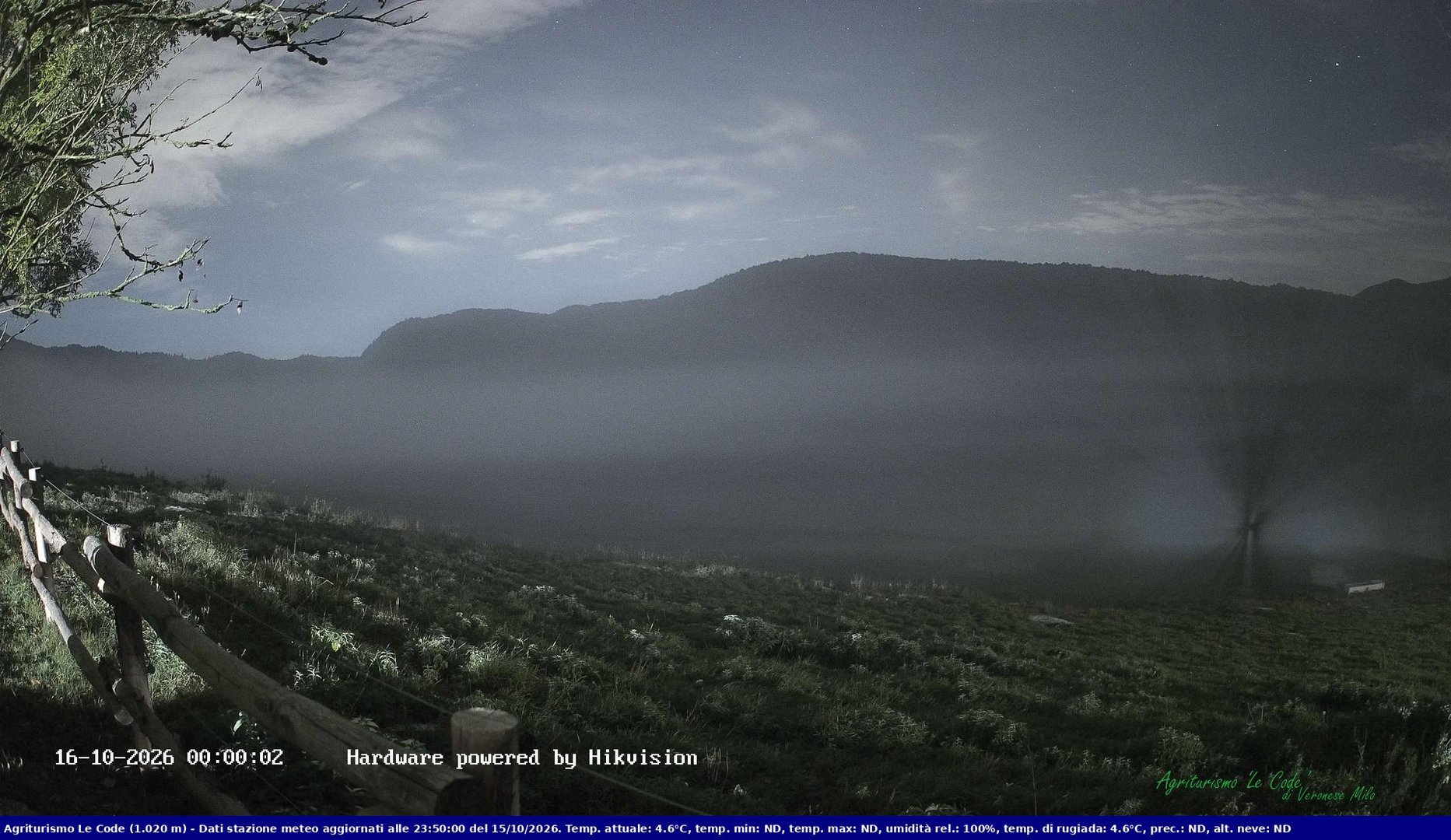 time-lapse frame, Webcam Cansiglio - verso la piana dei "Bech" webcam