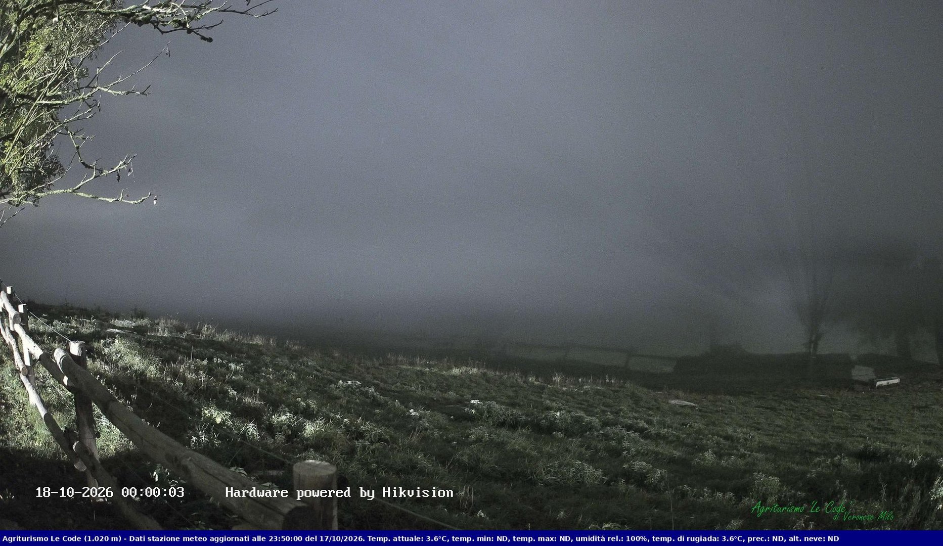 time-lapse frame, Webcam Cansiglio - verso la piana dei "Bech" webcam