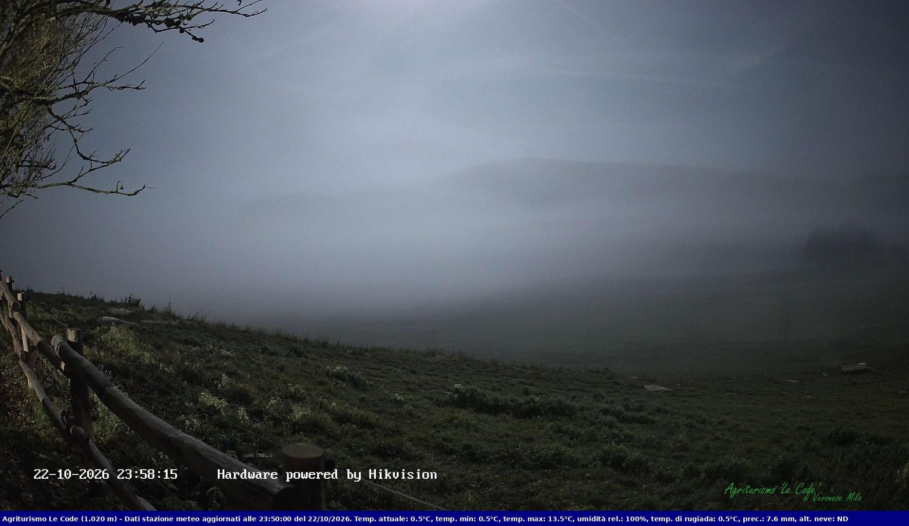 time-lapse frame, Webcam Cansiglio - verso la piana dei "Bech" webcam