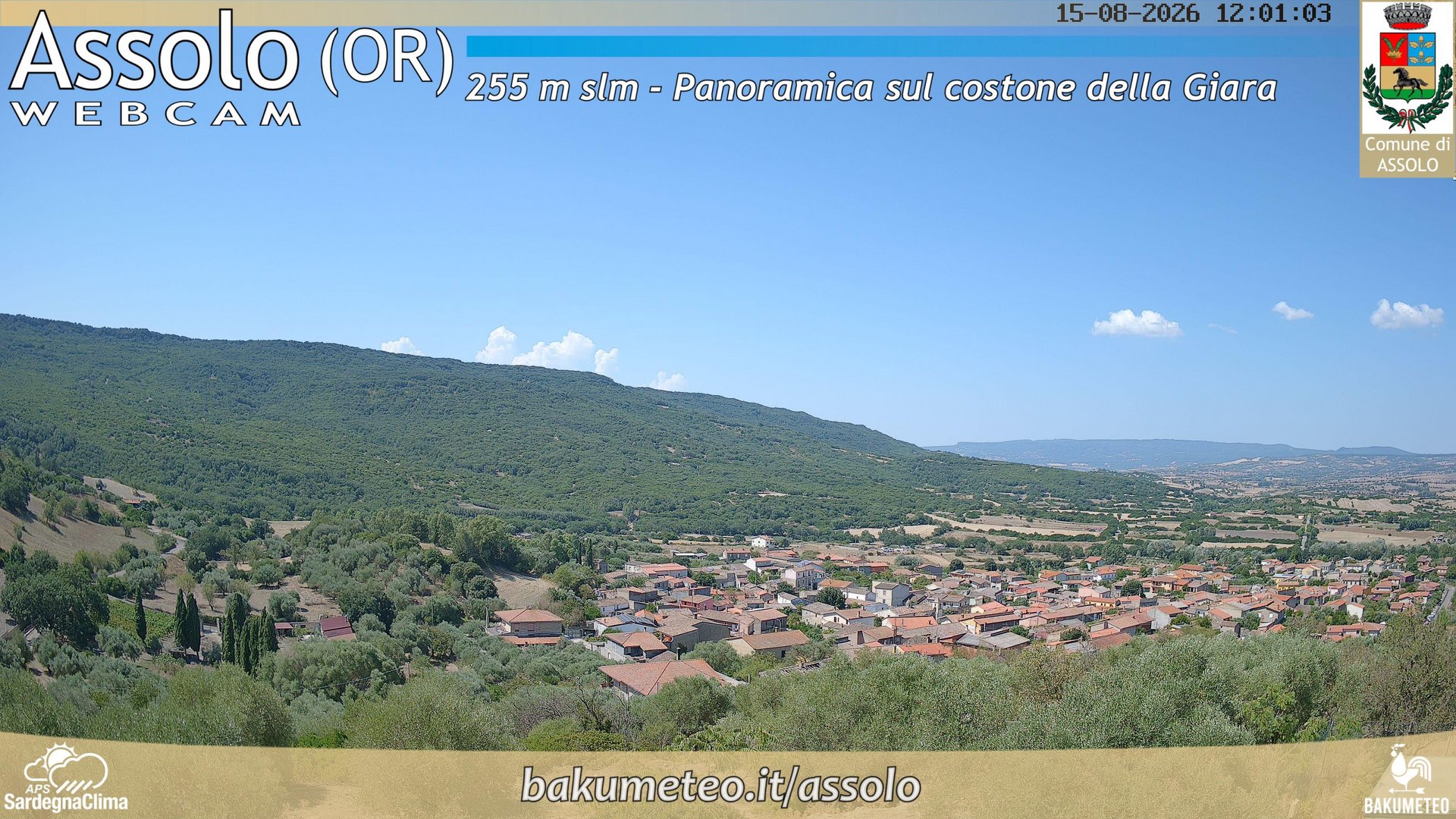 view from Assolo on 2026-08-15