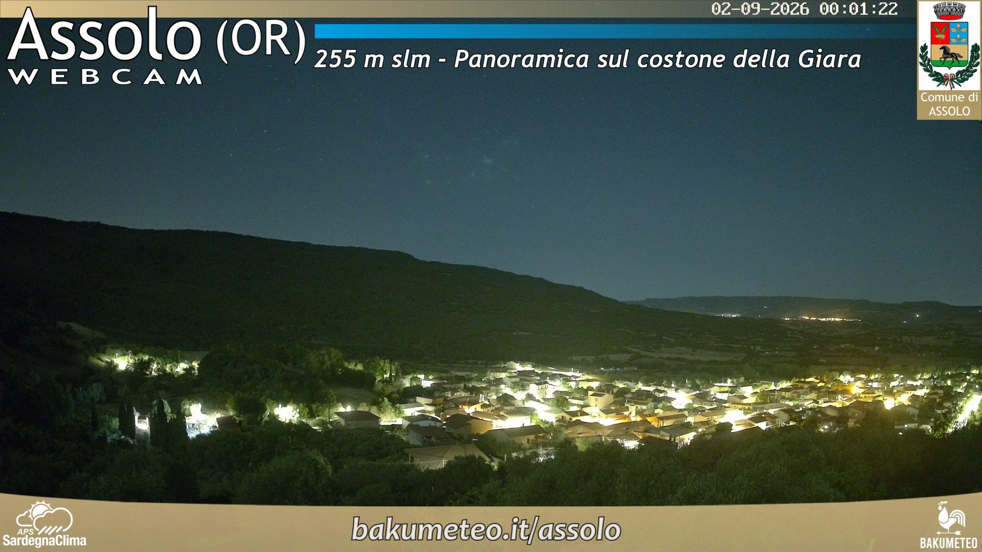 time-lapse frame, Assolo webcam