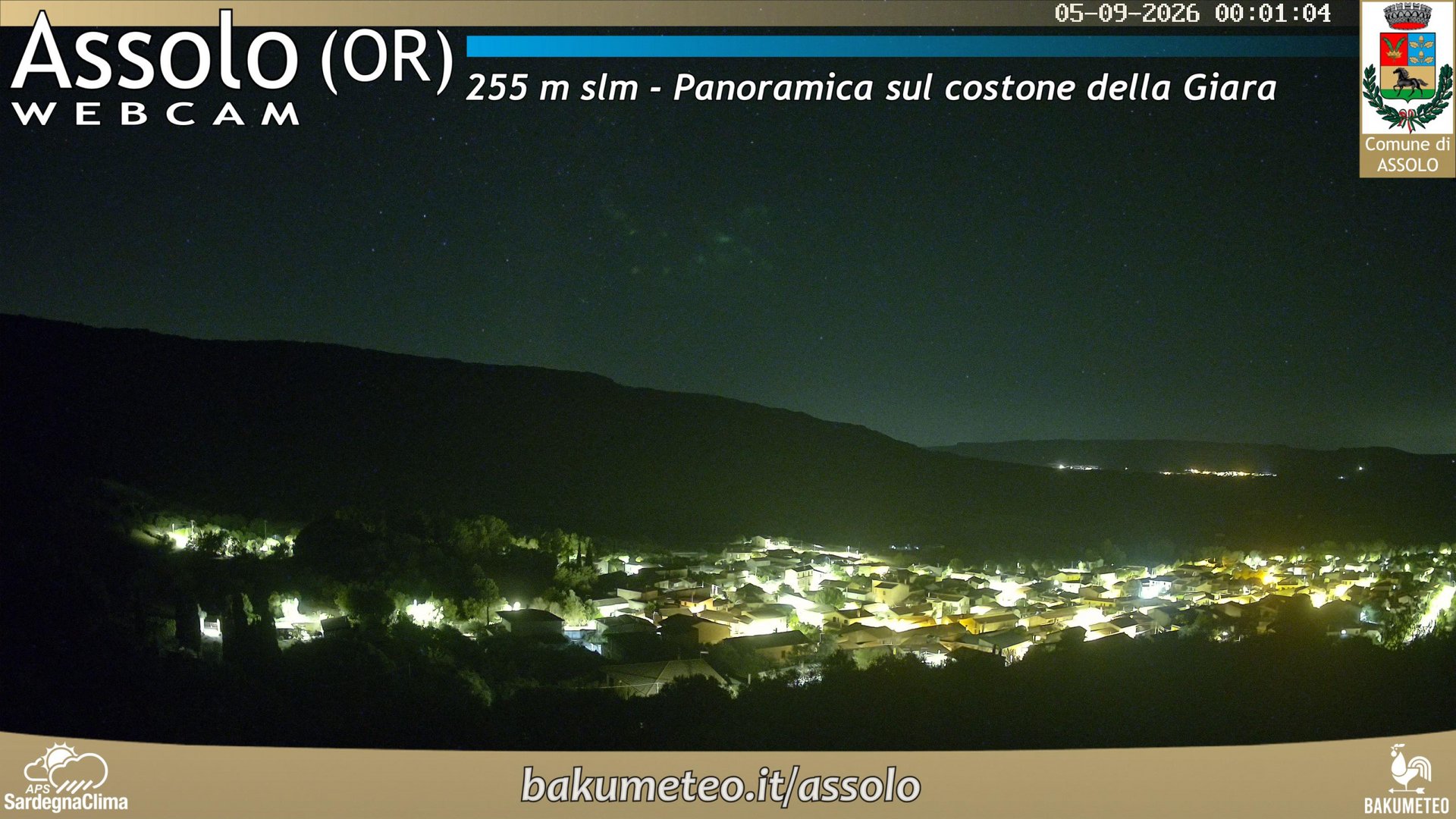 time-lapse frame, Assolo webcam