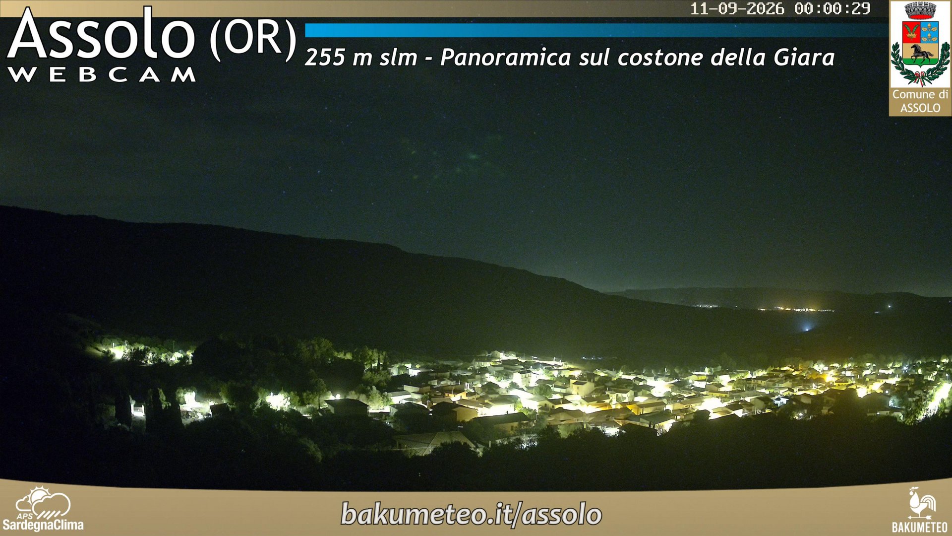 time-lapse frame, Assolo webcam