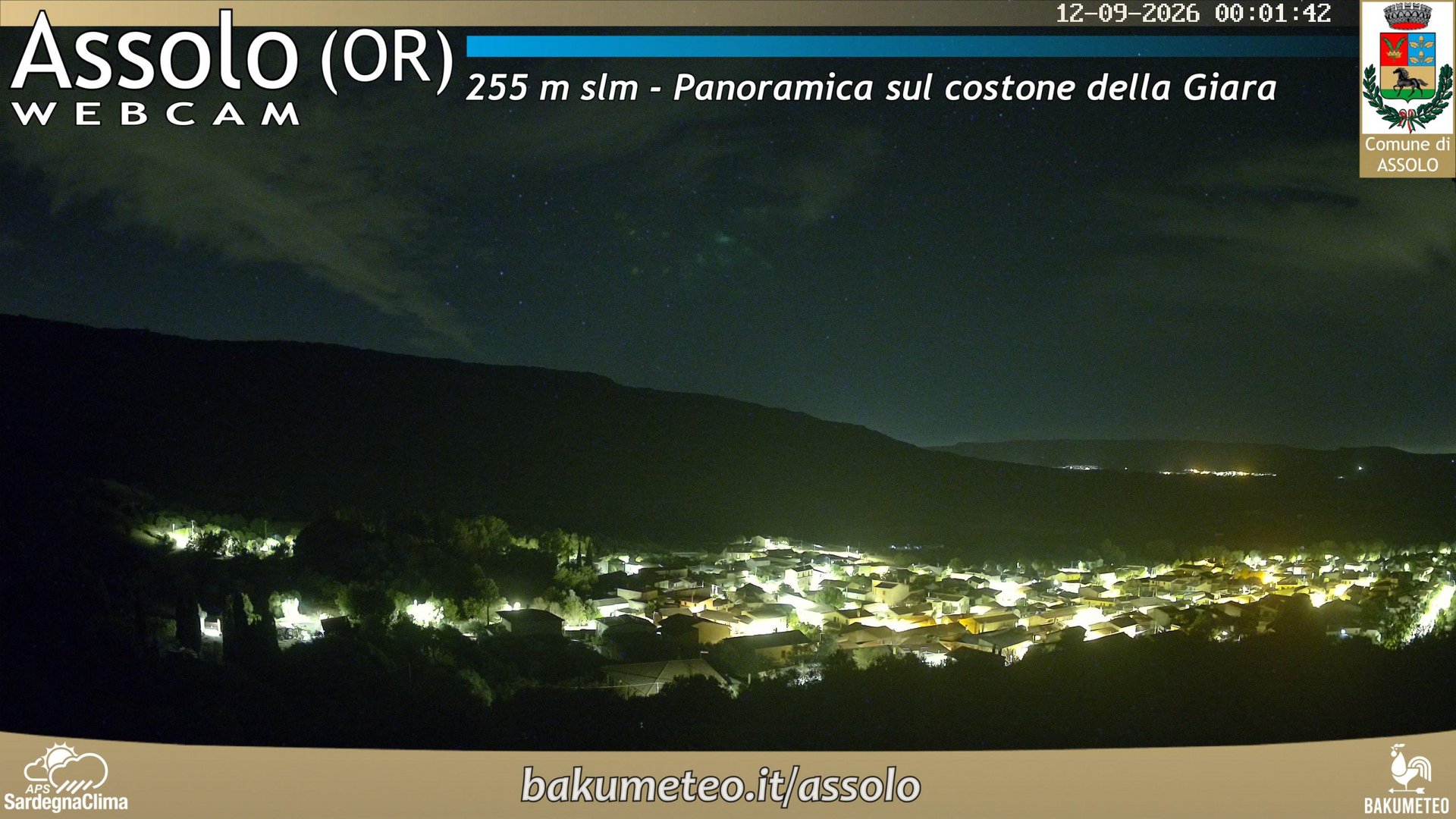 time-lapse frame, Assolo webcam