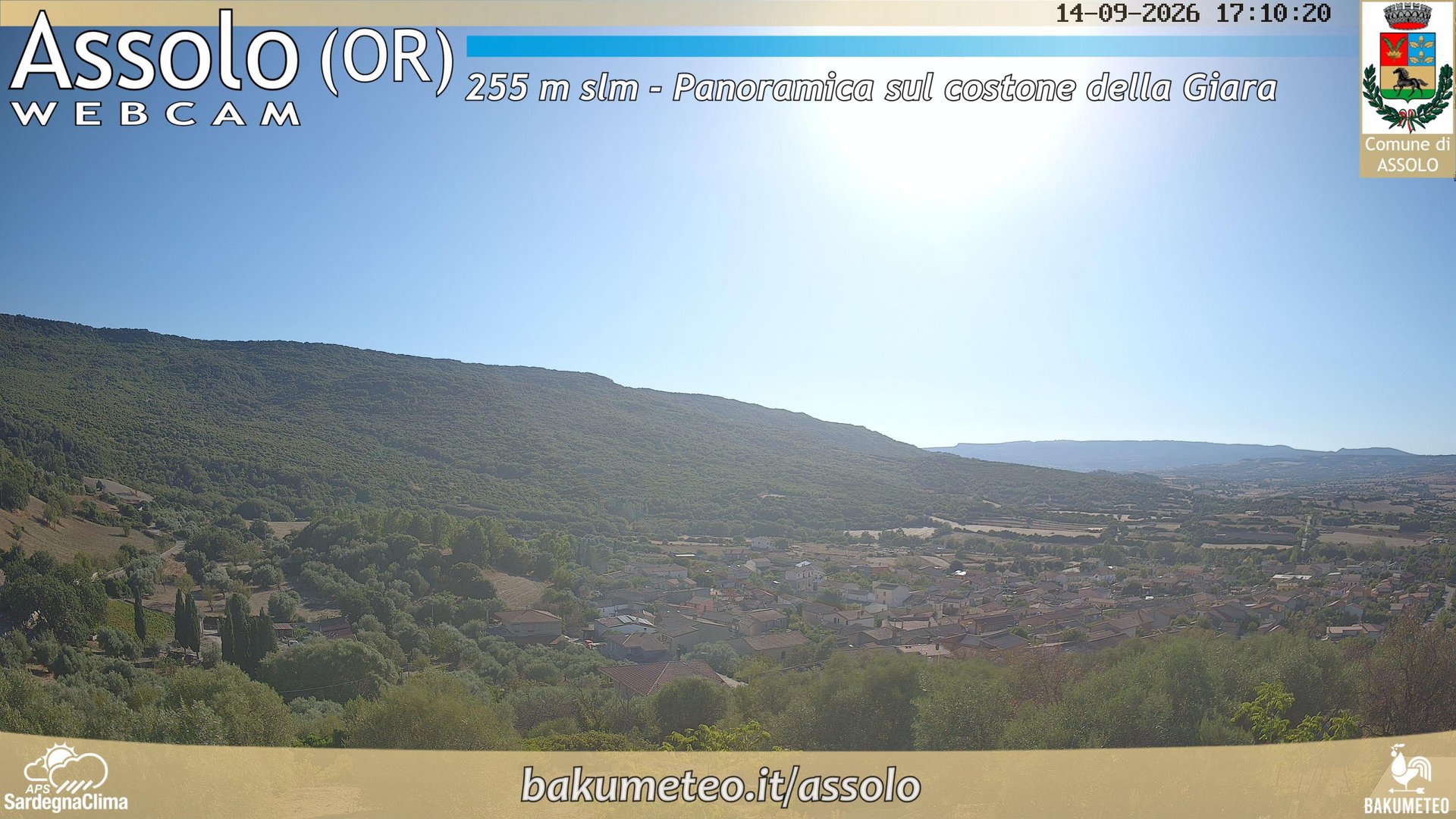 time-lapse frame, Assolo webcam
