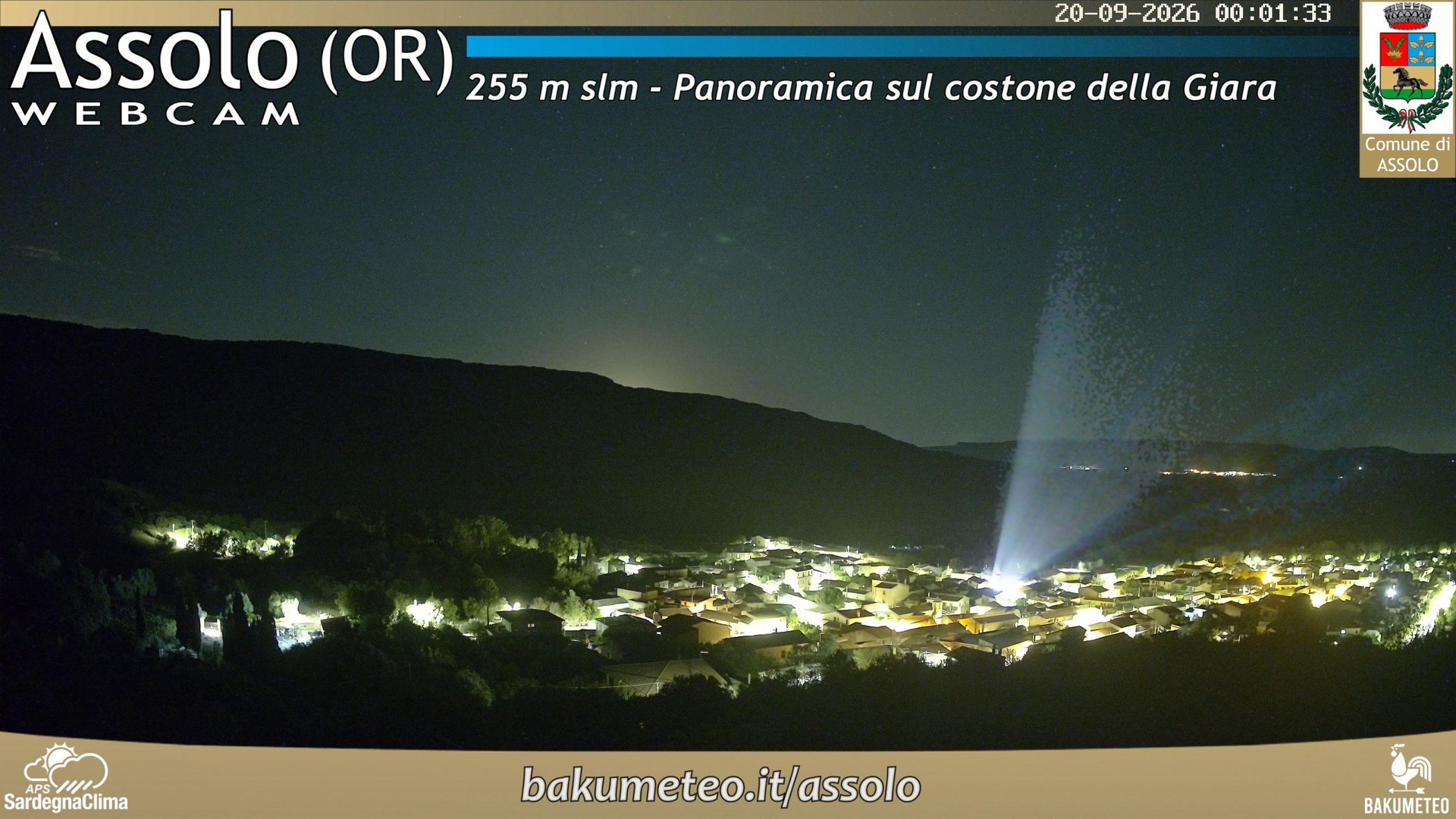 time-lapse frame, Assolo webcam