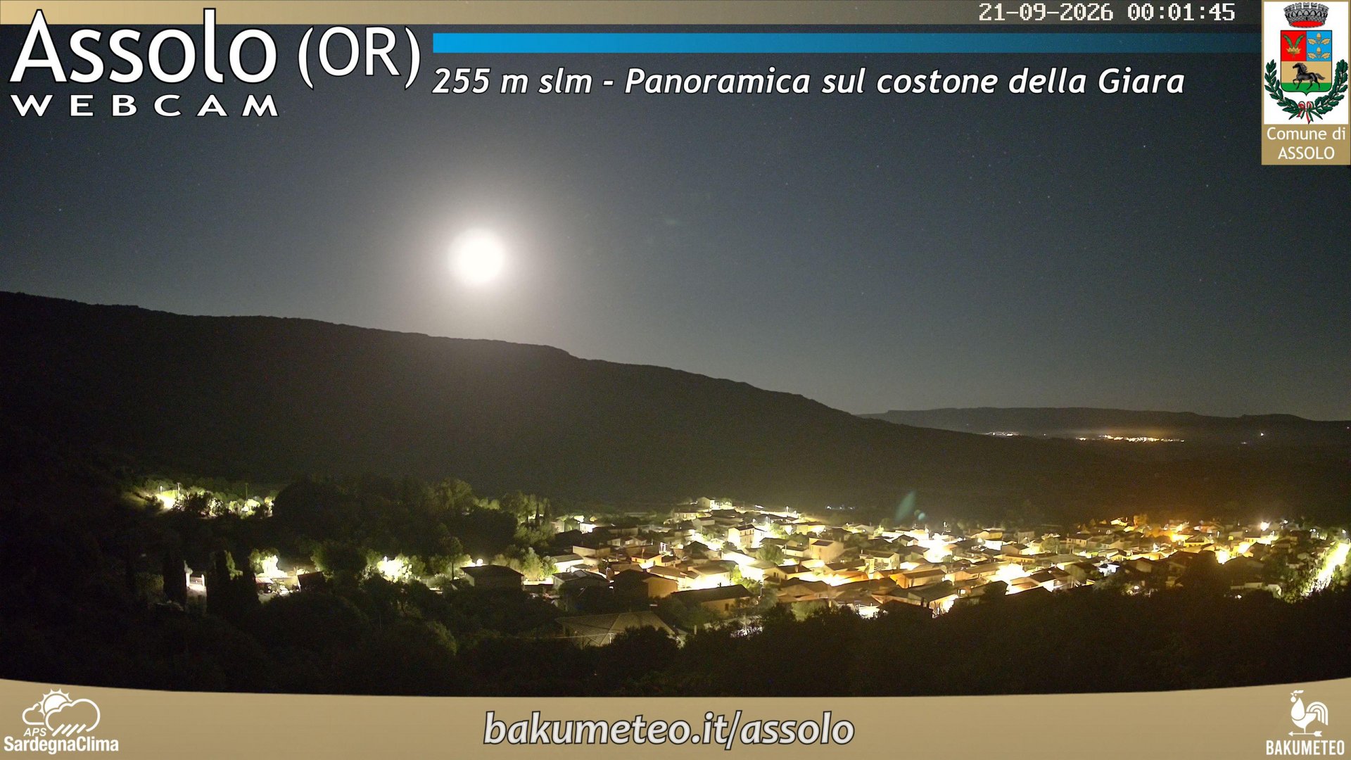 time-lapse frame, Assolo webcam