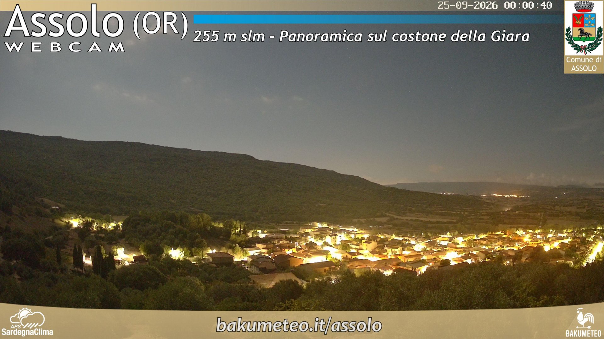 time-lapse frame, Assolo webcam