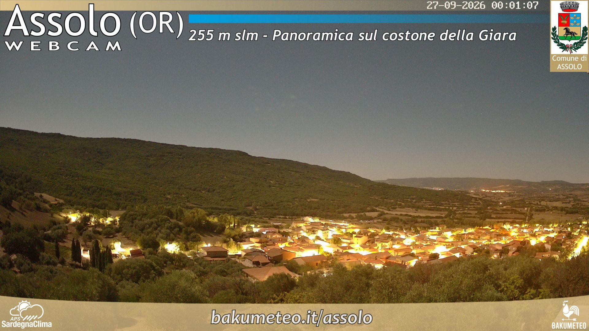 time-lapse frame, Assolo webcam