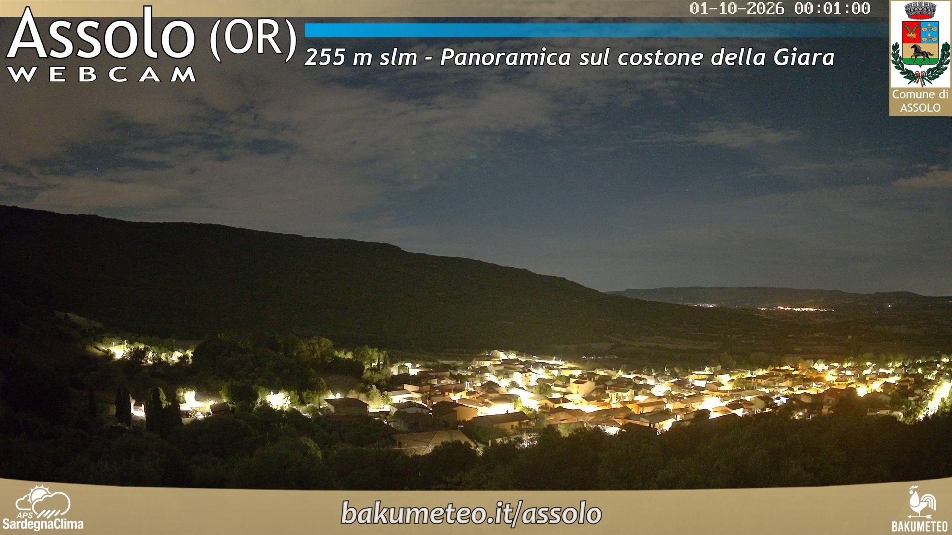 time-lapse frame, Assolo webcam