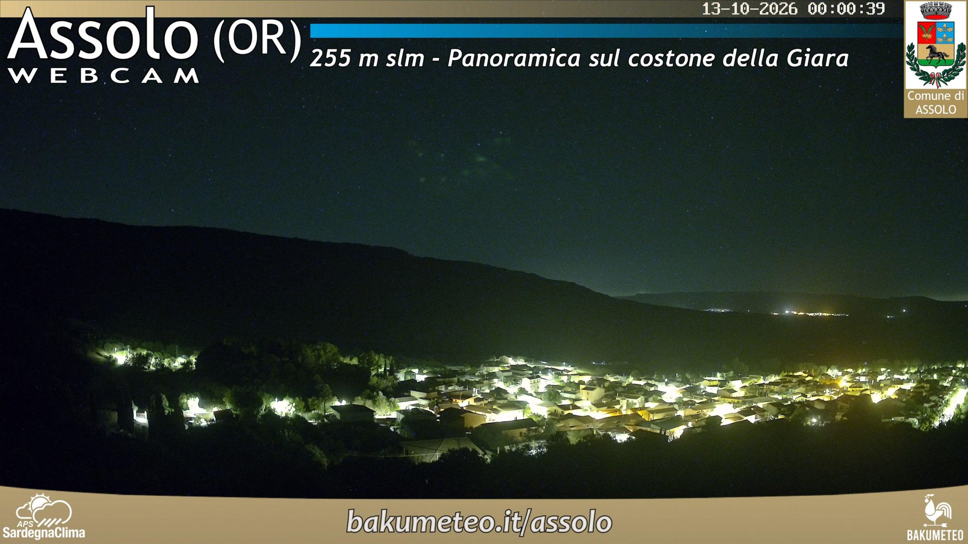 time-lapse frame, Assolo webcam