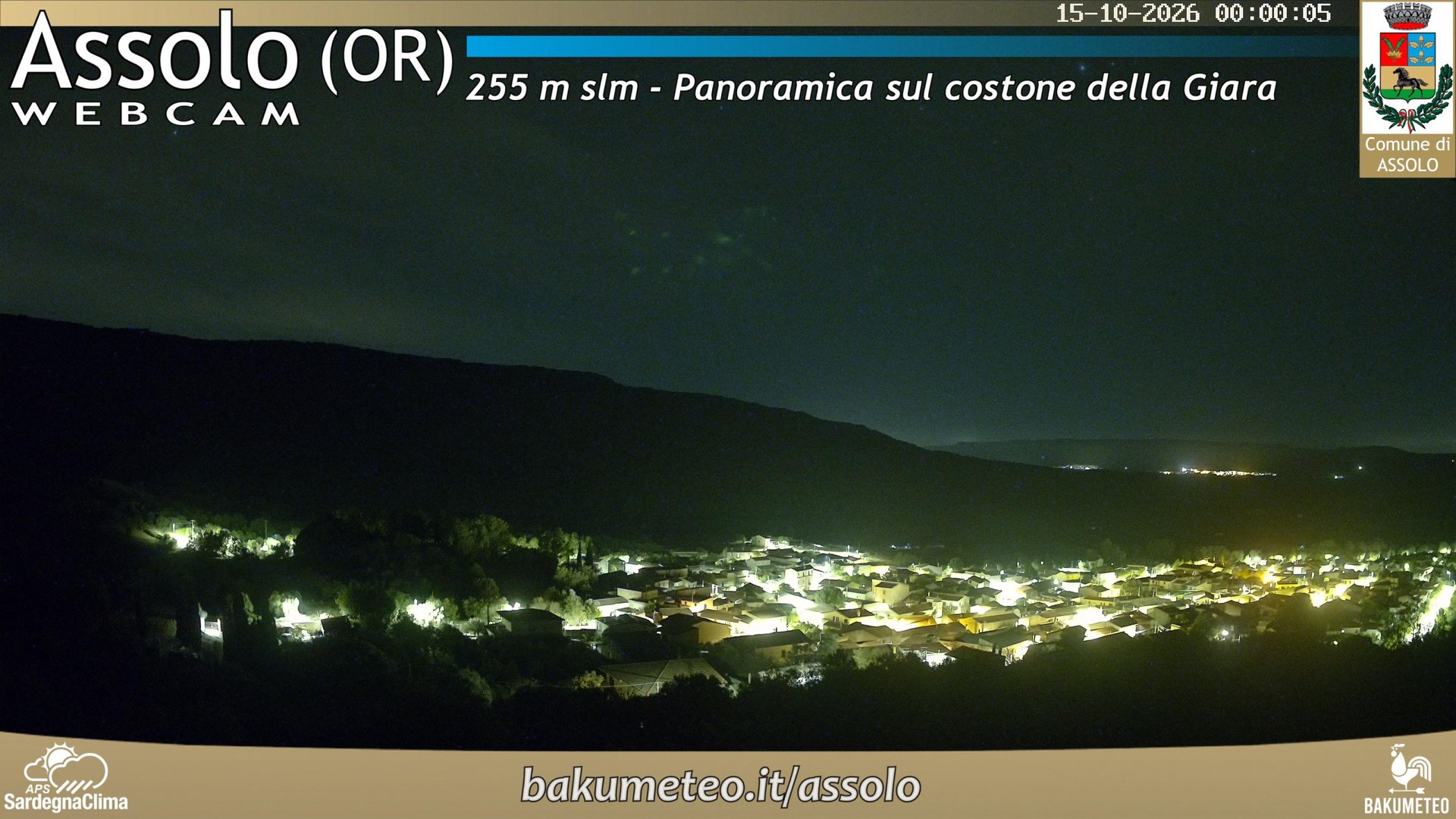 time-lapse frame, Assolo webcam