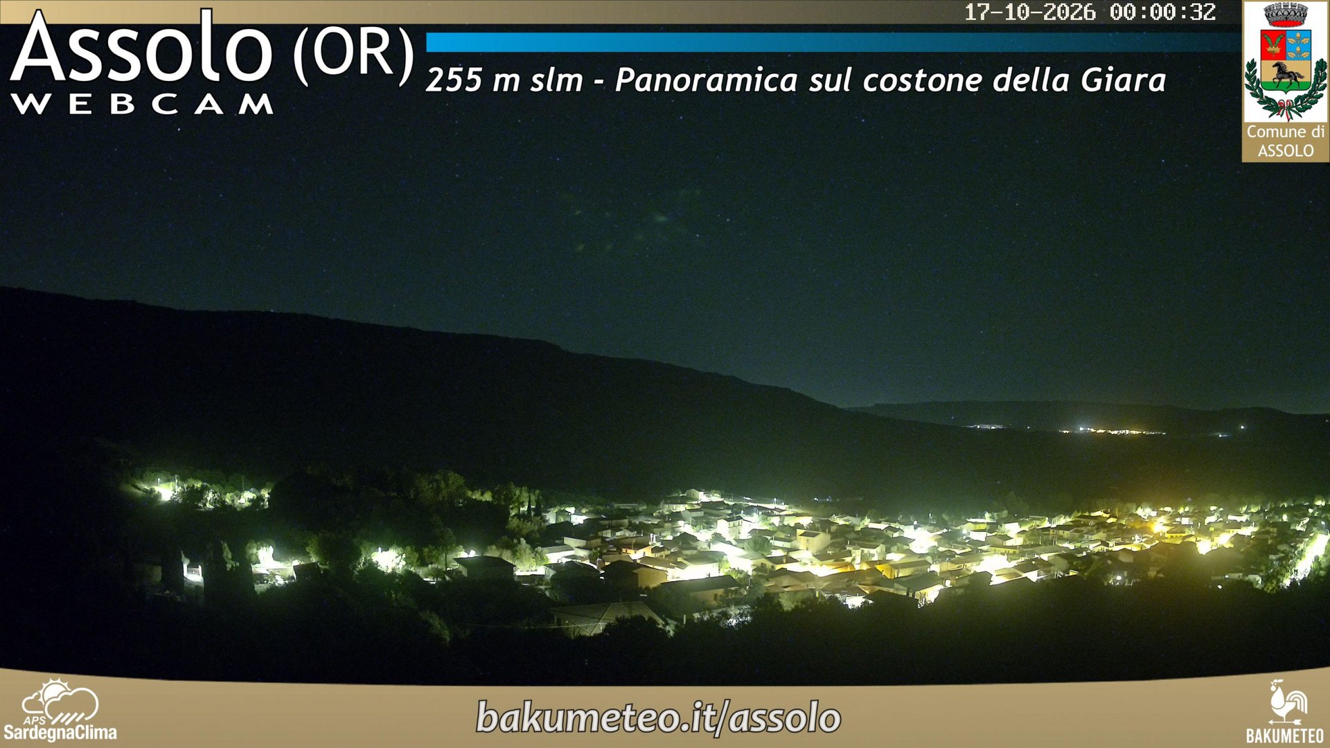 time-lapse frame, Assolo webcam