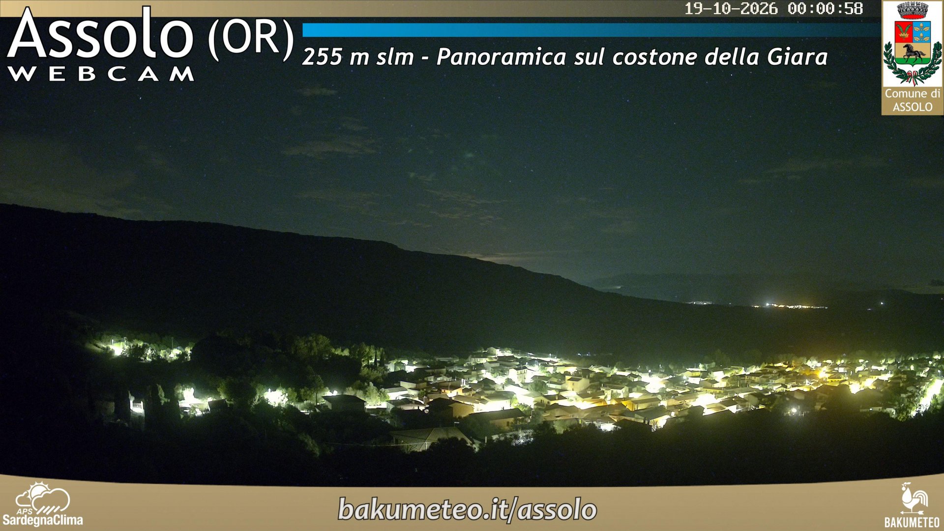 time-lapse frame, Assolo webcam