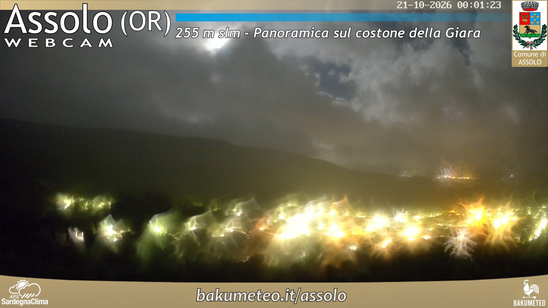 time-lapse frame, Assolo webcam