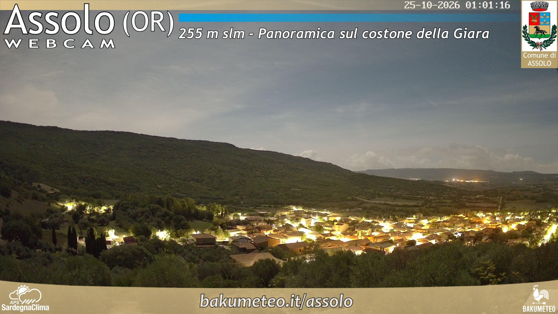 time-lapse frame, Assolo webcam