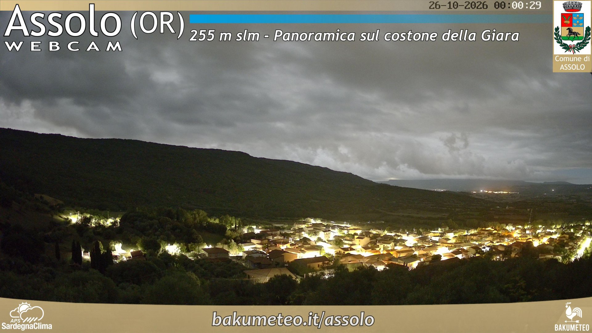 time-lapse frame, Assolo webcam